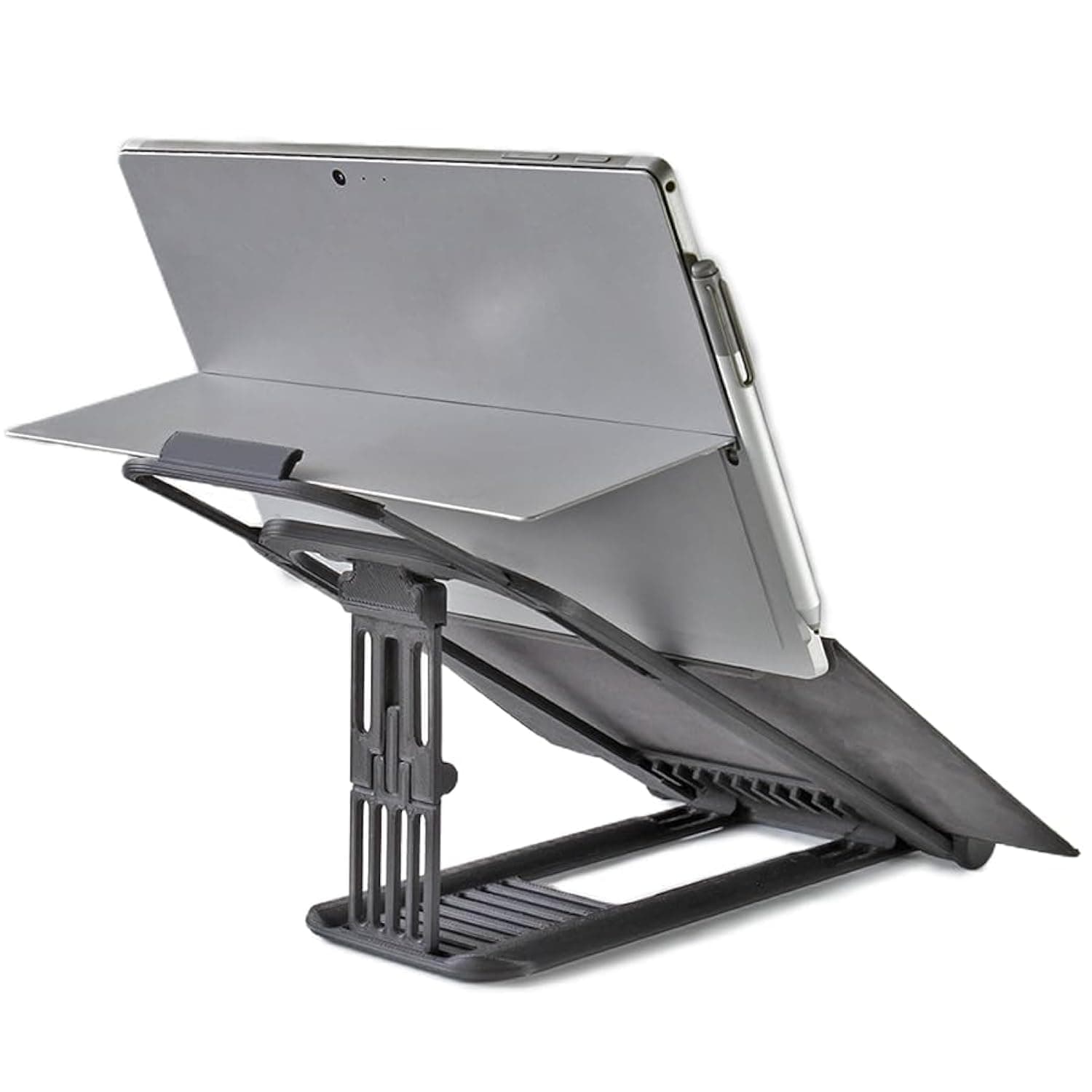 Slaige Surface PRO Stand: Lift Surface with Keyboard - Reduce Neck Pain, Improve Camera Angle, Portable, Adjustable, Easy to Use