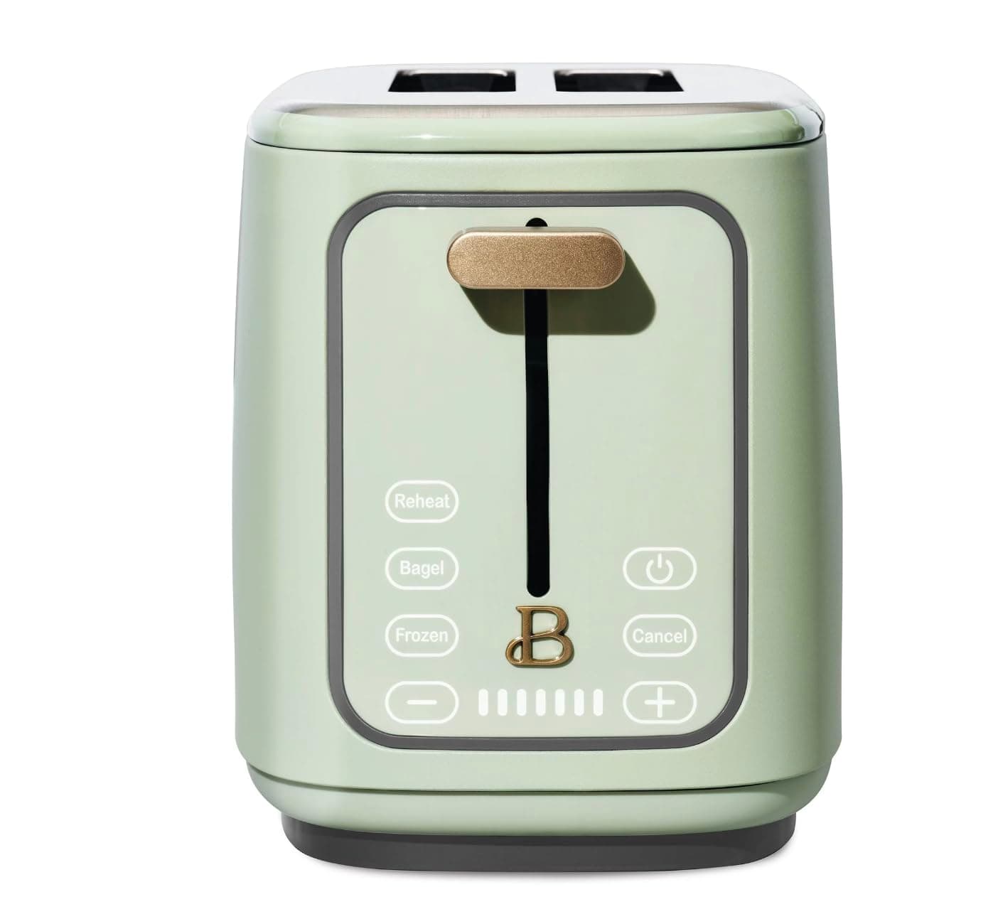Beautiful 2 Side Toaster with Touch-Activated Display by Drew Barrymore (Sage Green)