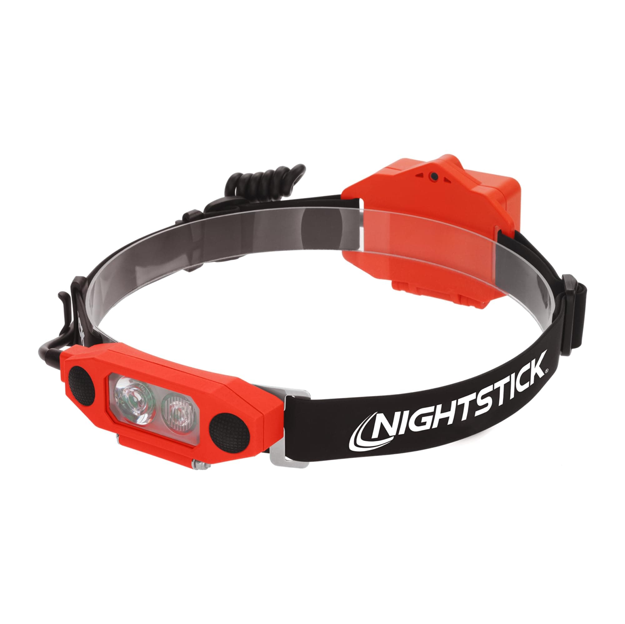 Nightstick XPP-5462RX X-Series Intrinsically Safe Low-Profile Dual-Light Headlamp, Red
