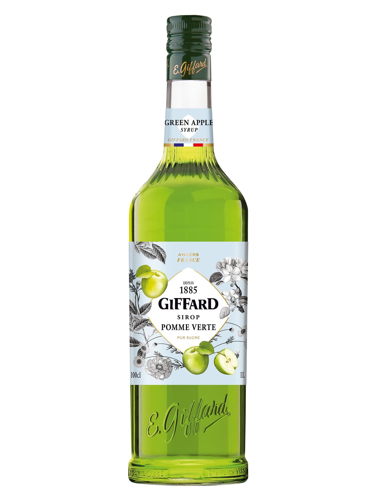 Giffard Green Apple Syrup - 1LTR