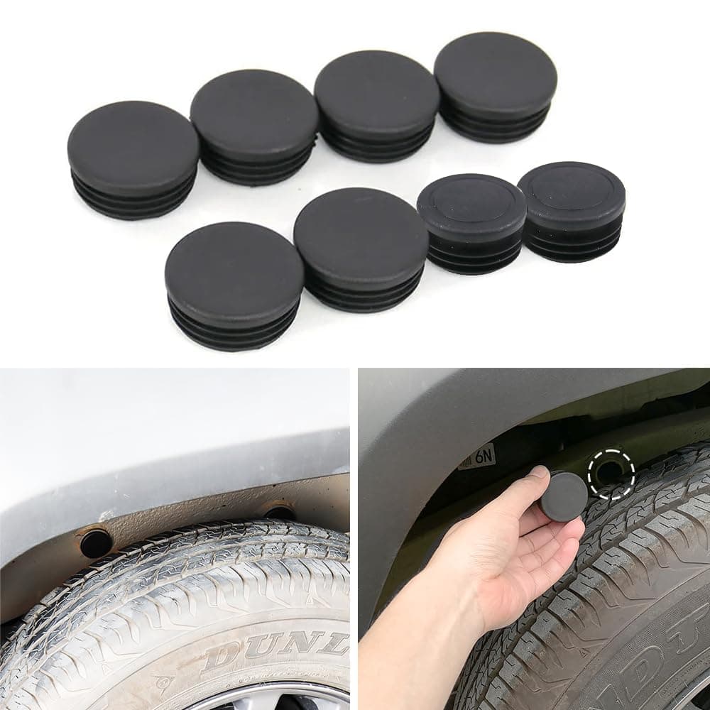 8PCS Car Chassis Waterproof Rubber Stopper Plugs Cover for 2023 2024 2025 5-Door Suzuki Jimny Exterior Accessories