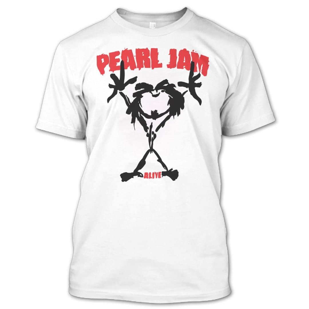 Pearl Jam Alive Super Fan T Shirts