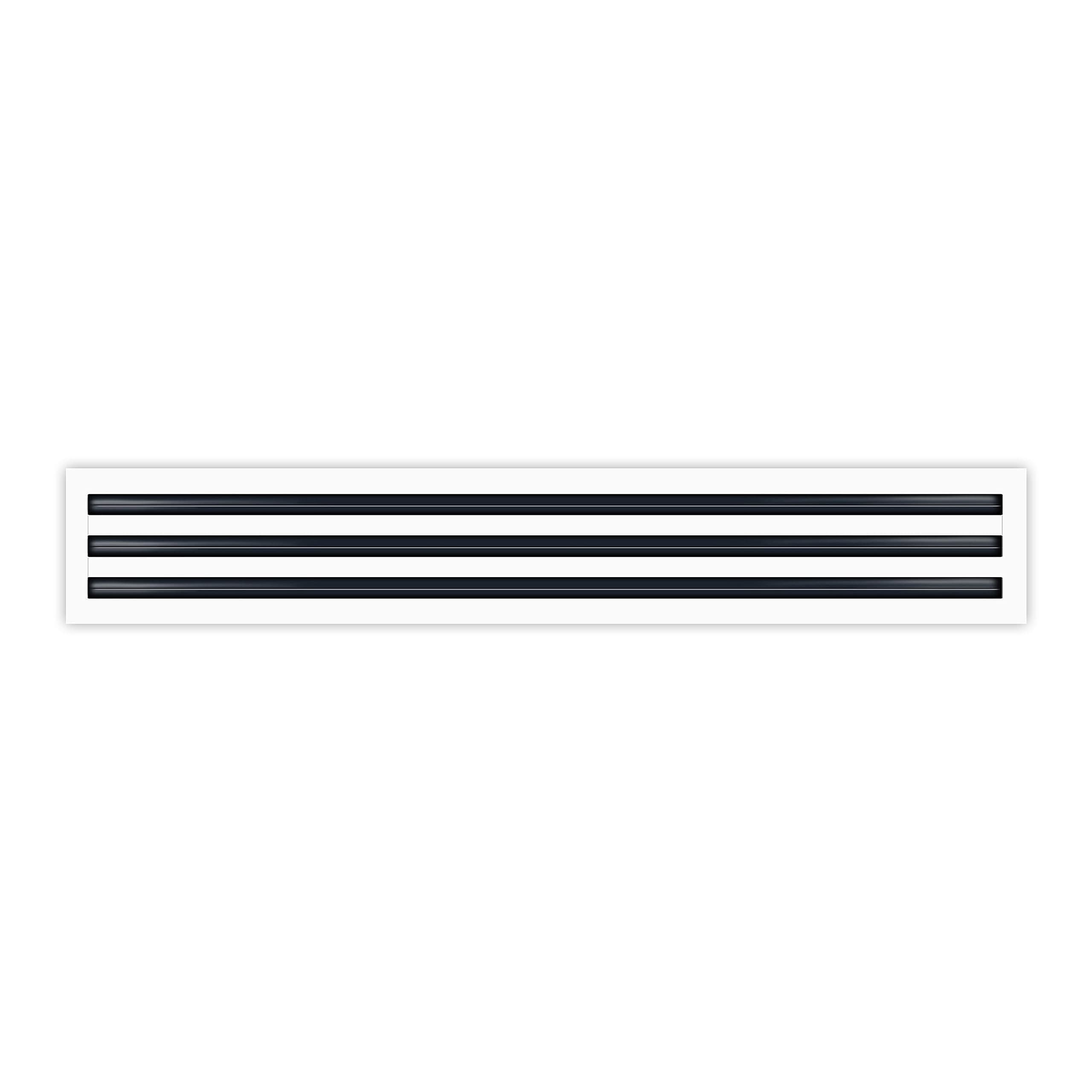 36" Linear Slot Diffuser - 3 Slot - Triple Slot Linear Diffuser - Texas Buildmart - Modern AC Vent Covers for Ceilings, Walls & Floors - HVAC Registers, Grilles & Vents - Home & Wall Decor for Amazon