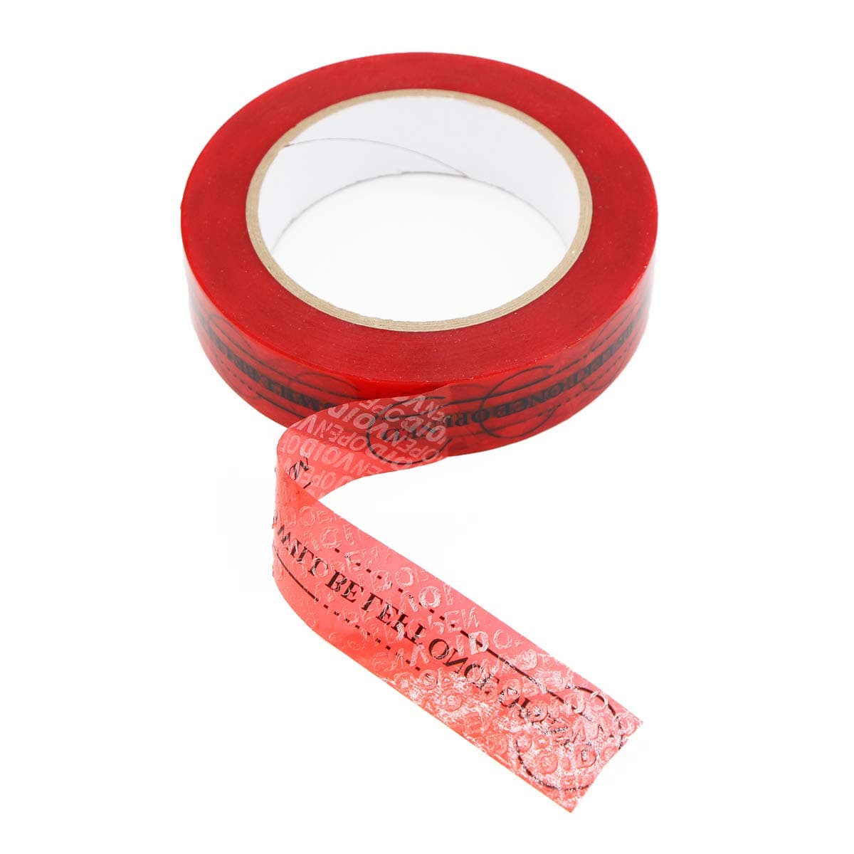 Solitary Walker Tamper Evident Security Tape Resistant Safety Tape Stickers Labels Seals 1 in x 55yds Prevent Opened Void Red Tape No Transfer No Damage to Protected Item