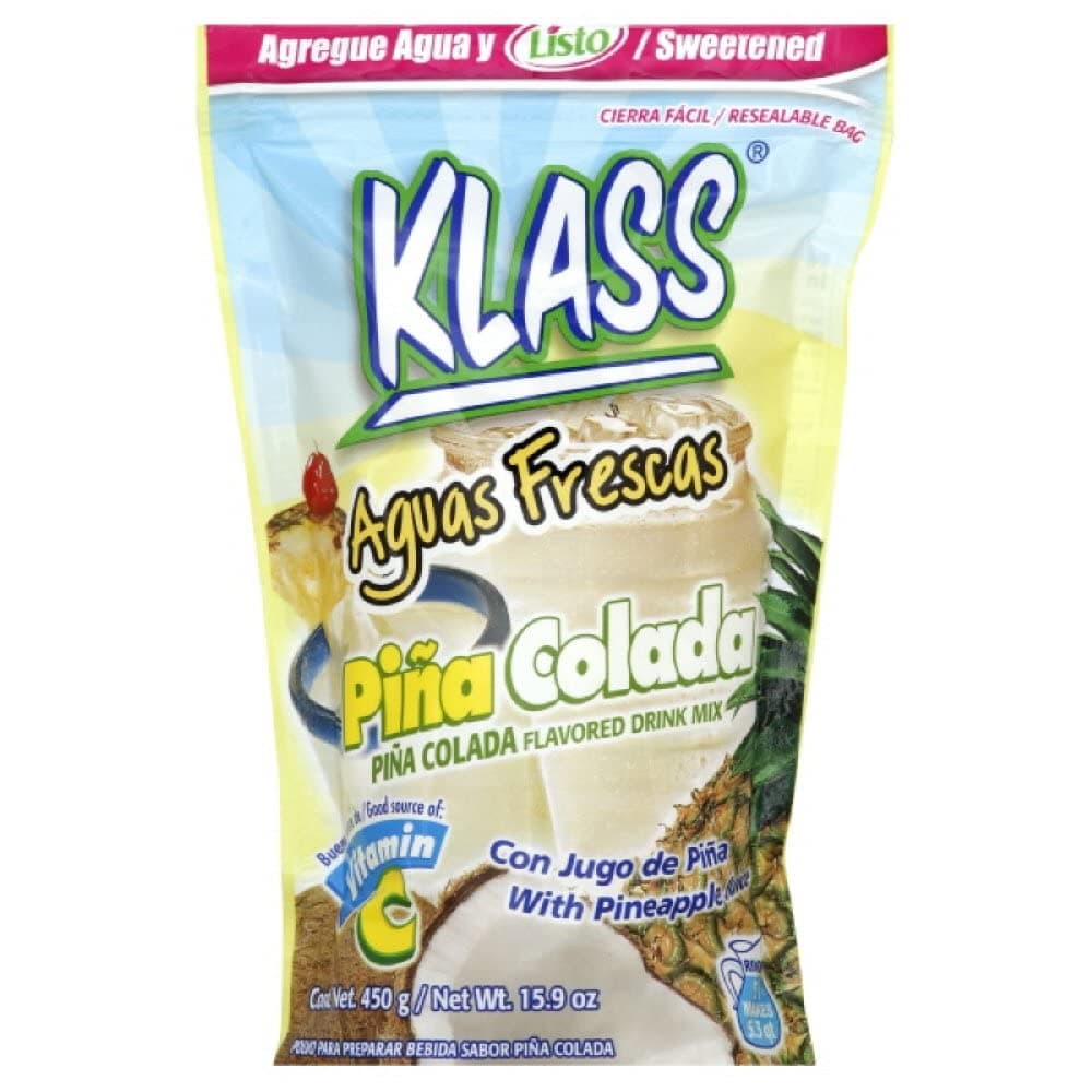 Klass Listo Agua Fresca Pina Colada Drink Mix, Pack of 1