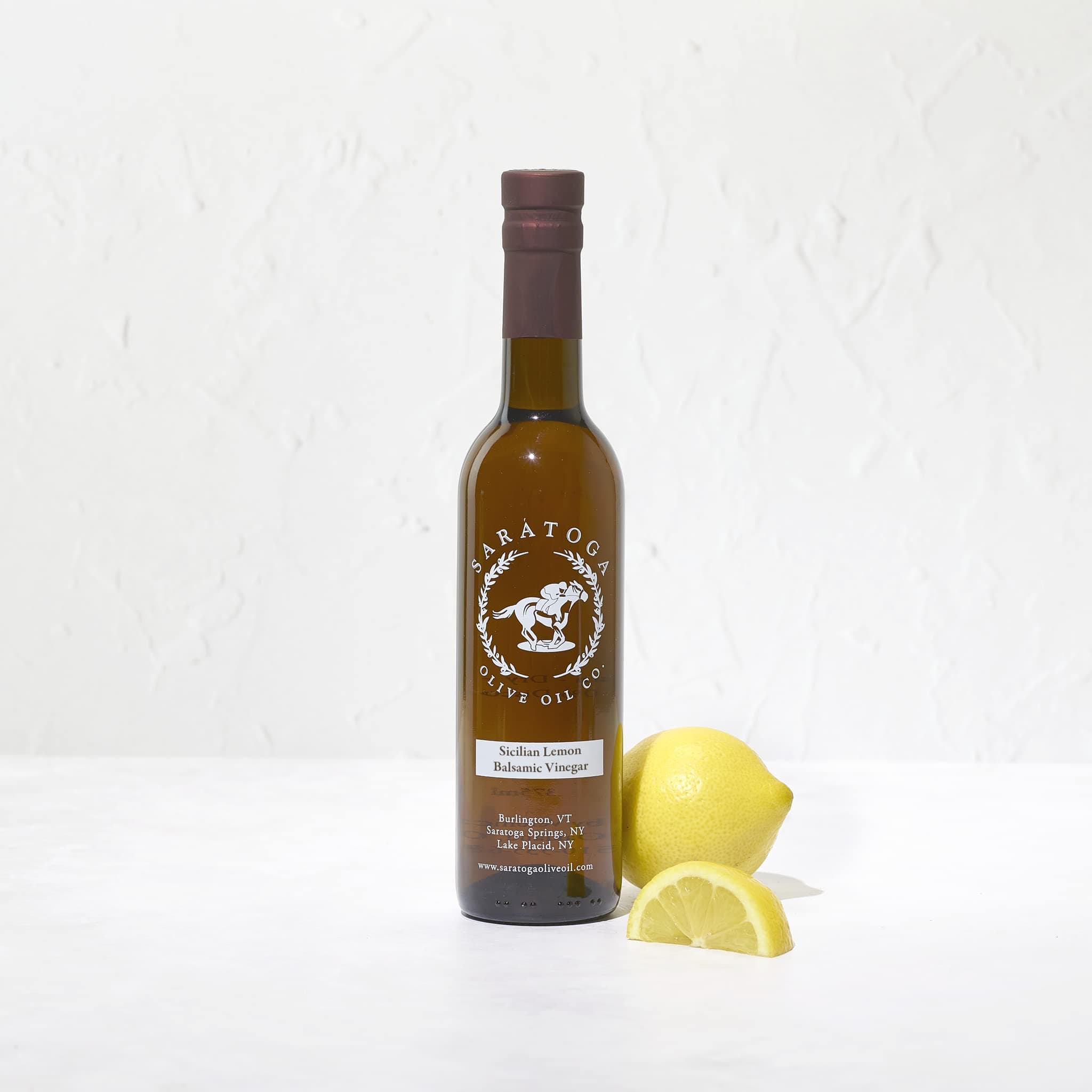 Saratoga Olive Oil Co. Company Sicilian Lemon White Balsamic Vinegar 200ml (6.8oz)