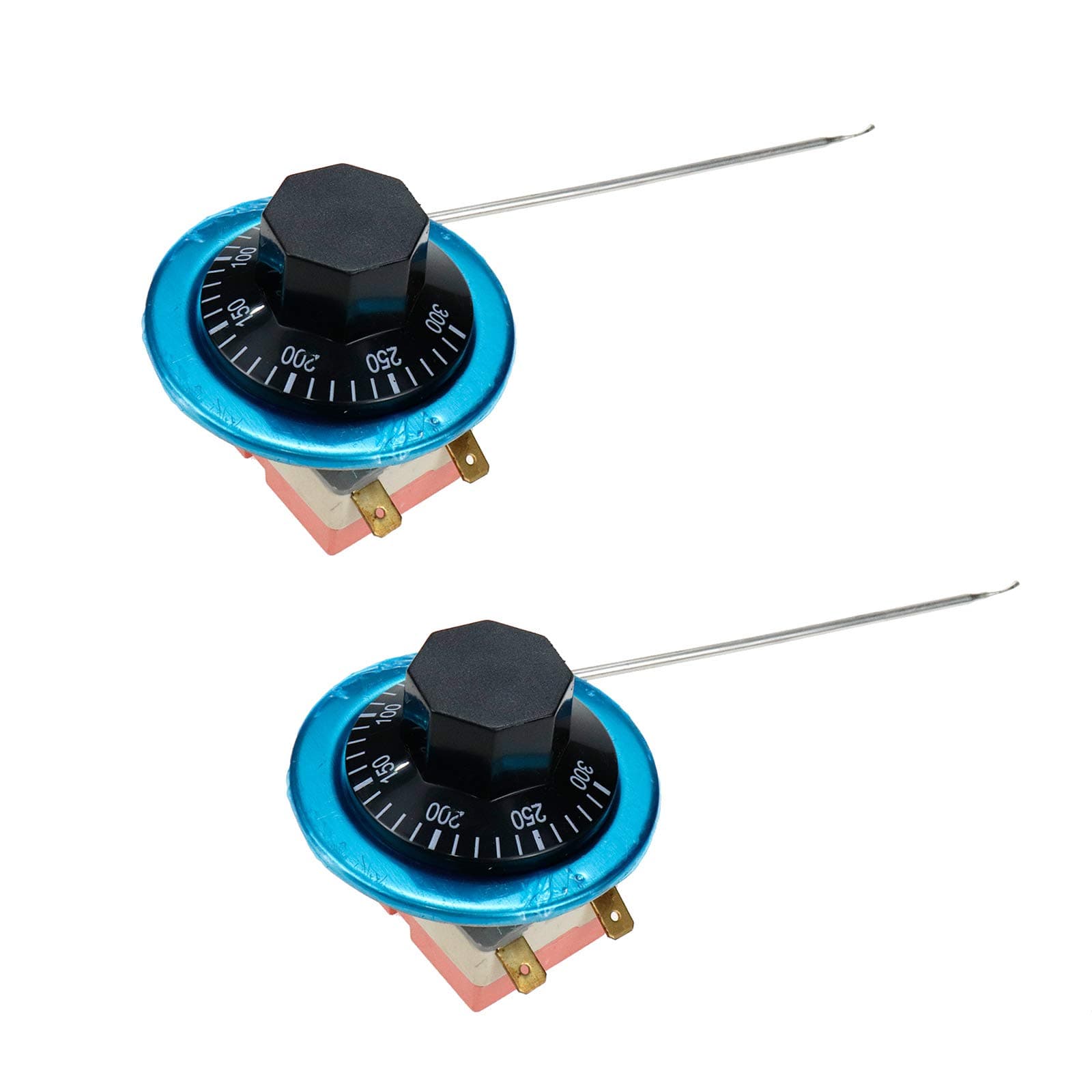 Capillary Thermostat Switch 50-300 Celsius Rotary Switch Temperature Controller - 2pcs