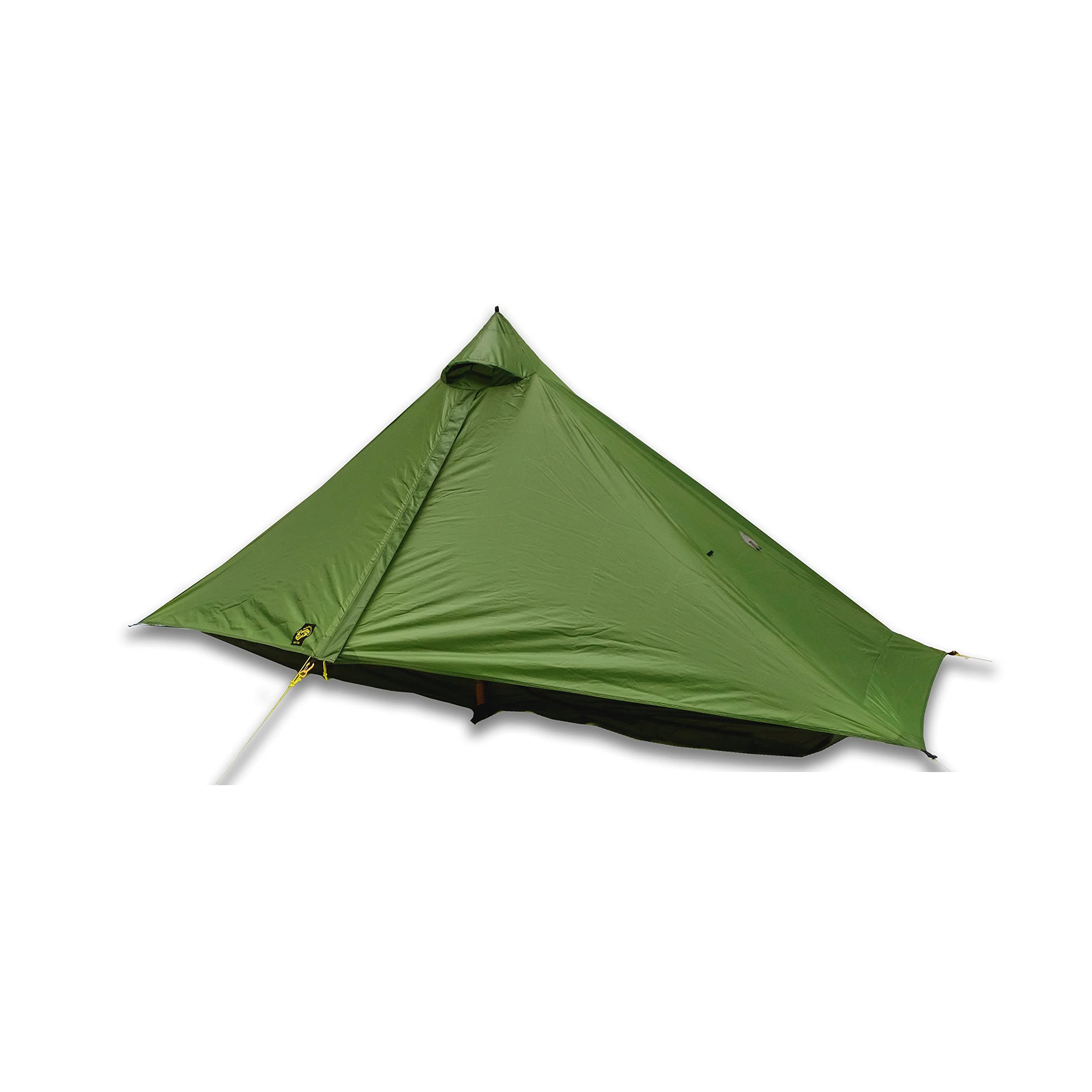 Lunar Solo Green - Ultralight 1 Person Tent. 26 oz. Silicone-Coated Polyester. Perfect for Backpacking & Hiking