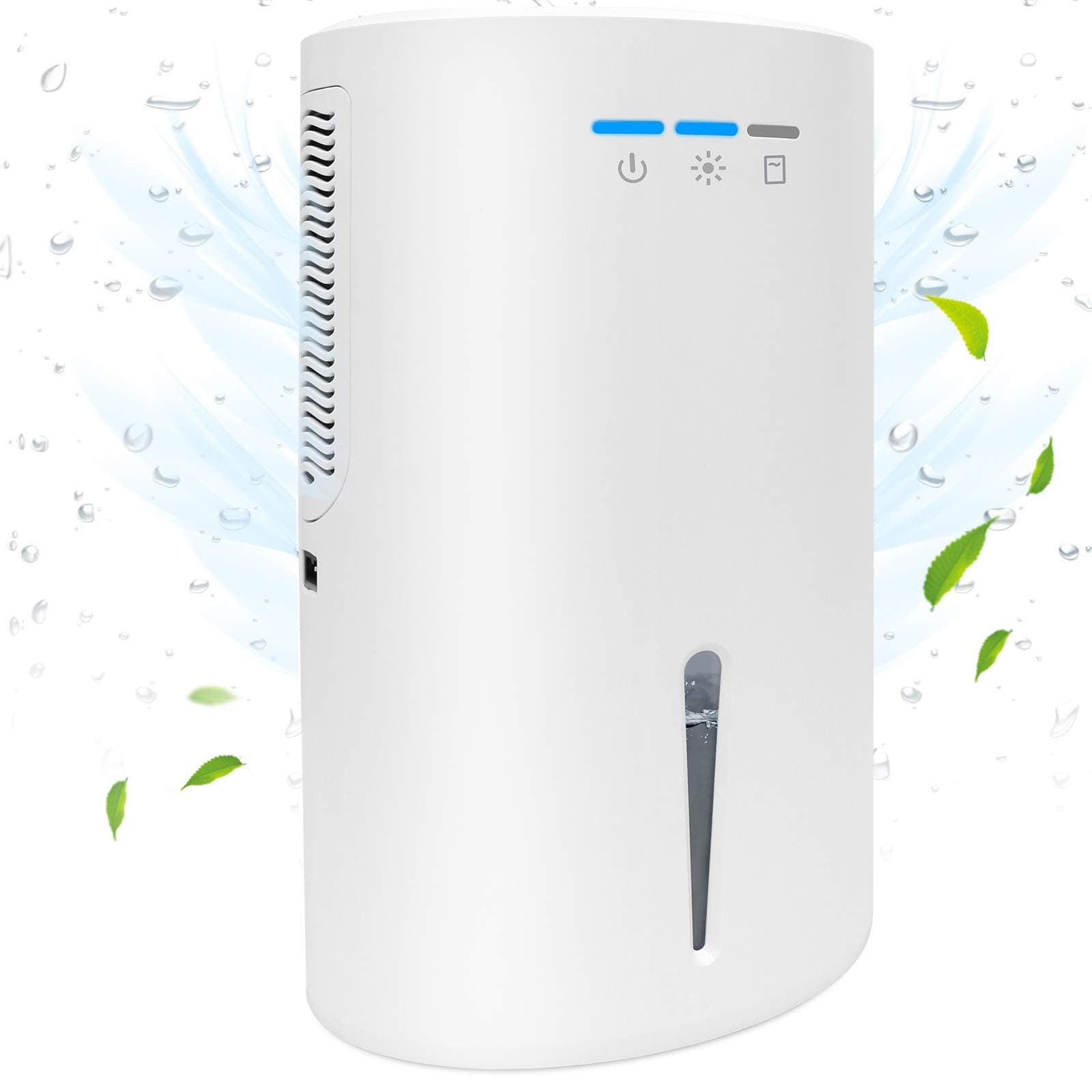 Upgraded 68oz Dehumidifier for Home, Up to 480 Sq Ft Portable Compact Electric Mini Dehumidifier with Ultra Quiet Small Dehumidification for Basement Bathroom Bedroom Kitchen Closet RV…