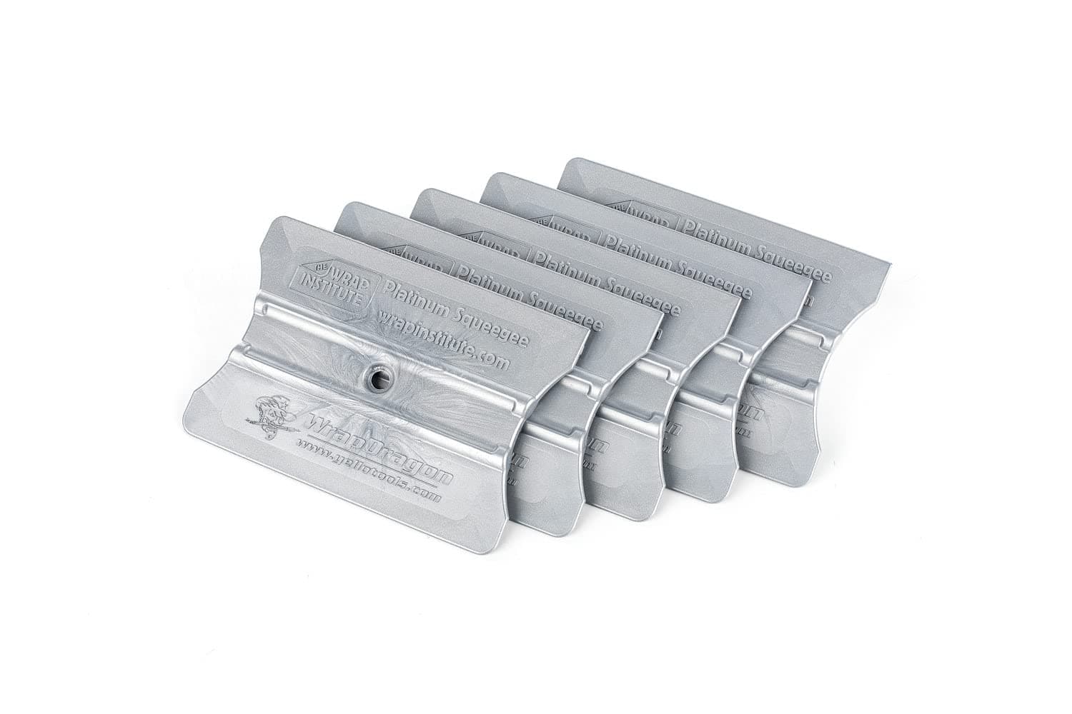 The Wrap Institute Platinum Squeegee Perfect for Installing Vinyl Wrap Designed in collaboration with Yellotools (5 Pack)