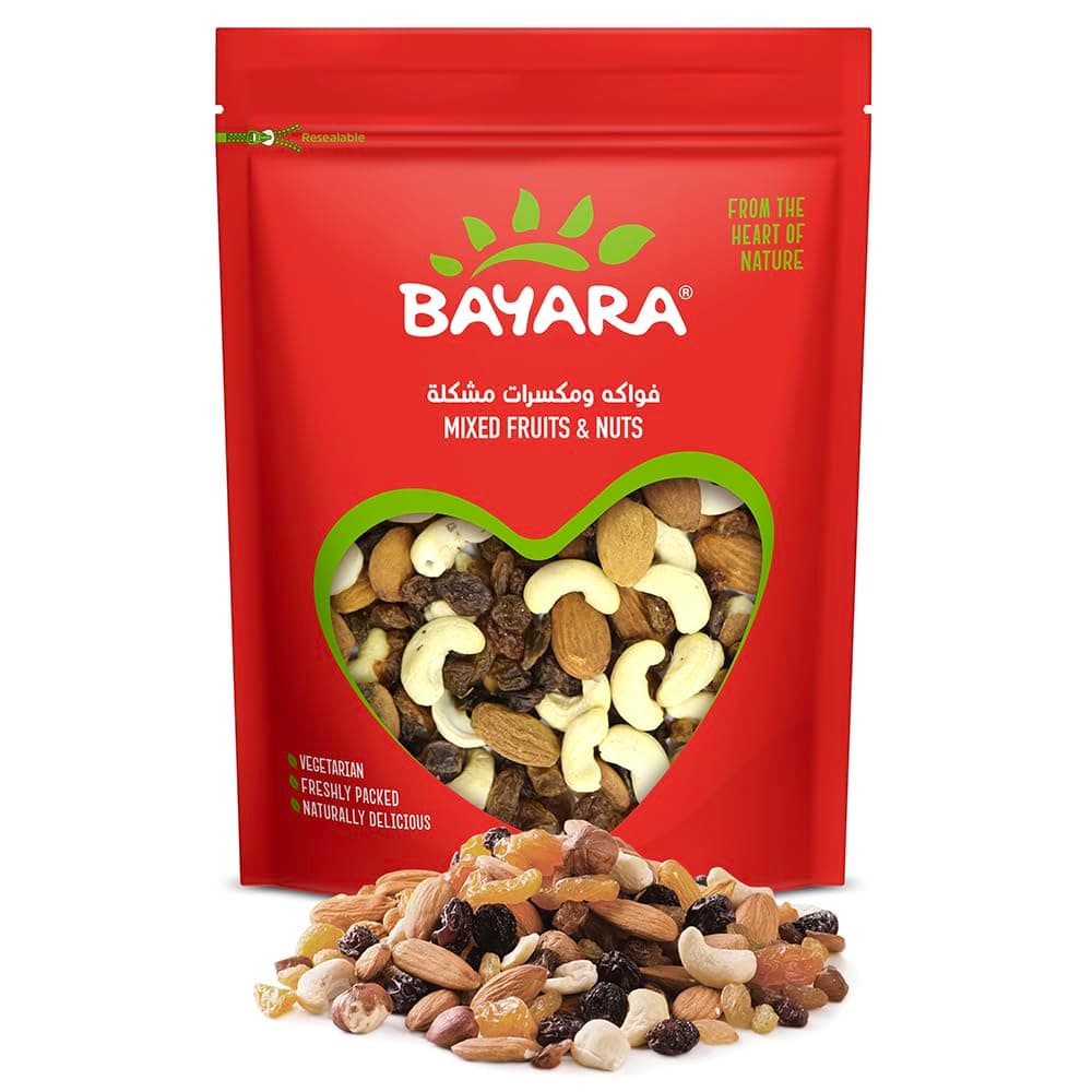 Bayara Mixed Dried Fruits & Nut, 400 Grams
