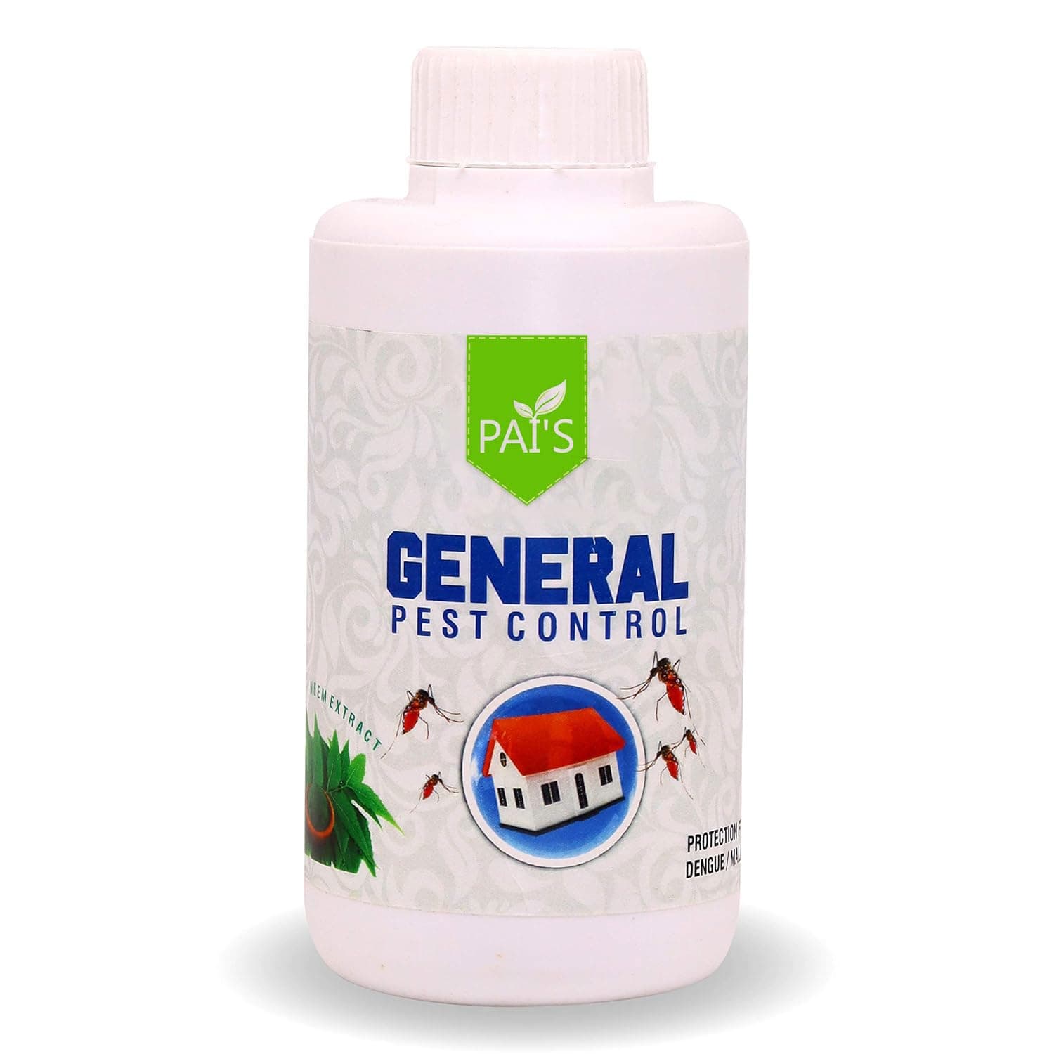 Pai's Natural Home General Pest Control Spray - 100% Natural - Concentrated Liquid To Control and repel Insects & Mosquitoes - 250 ml