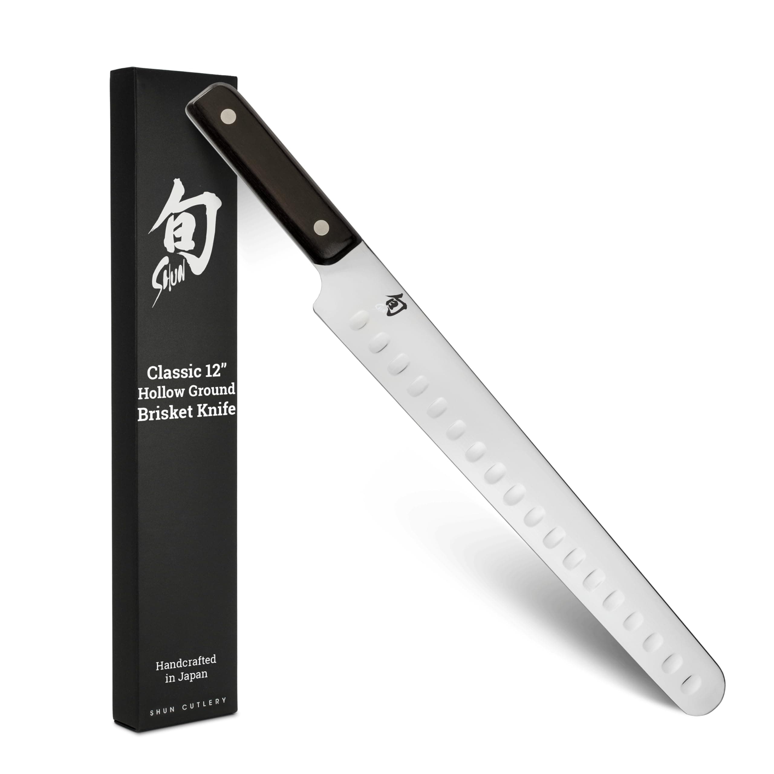 Shun Classic 12" Hollow Ground Brisket Knife w/Saya