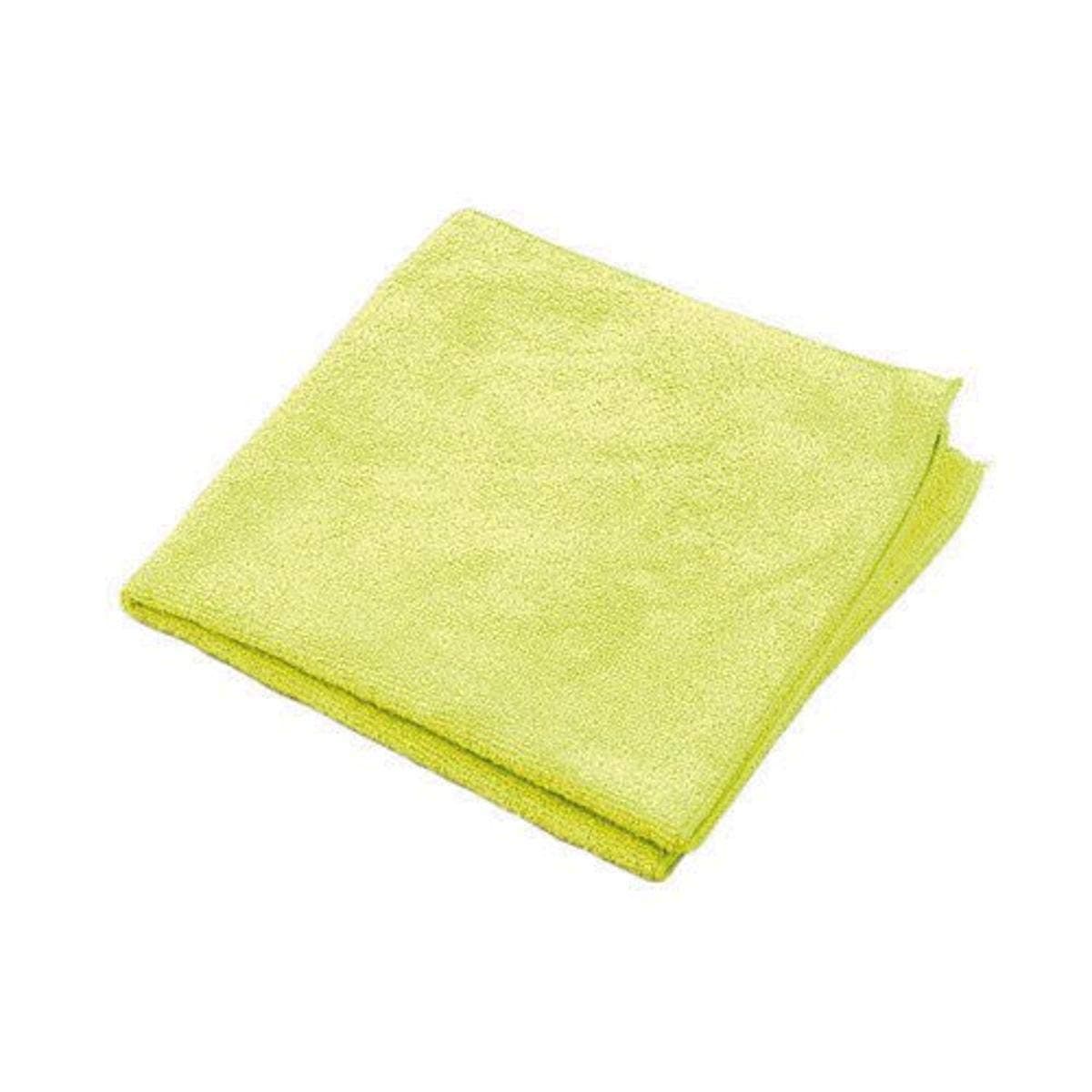 Microworks 2512-Y-DZ Microfiber Towel, 12" x 12", Yellow (Pack of 12)