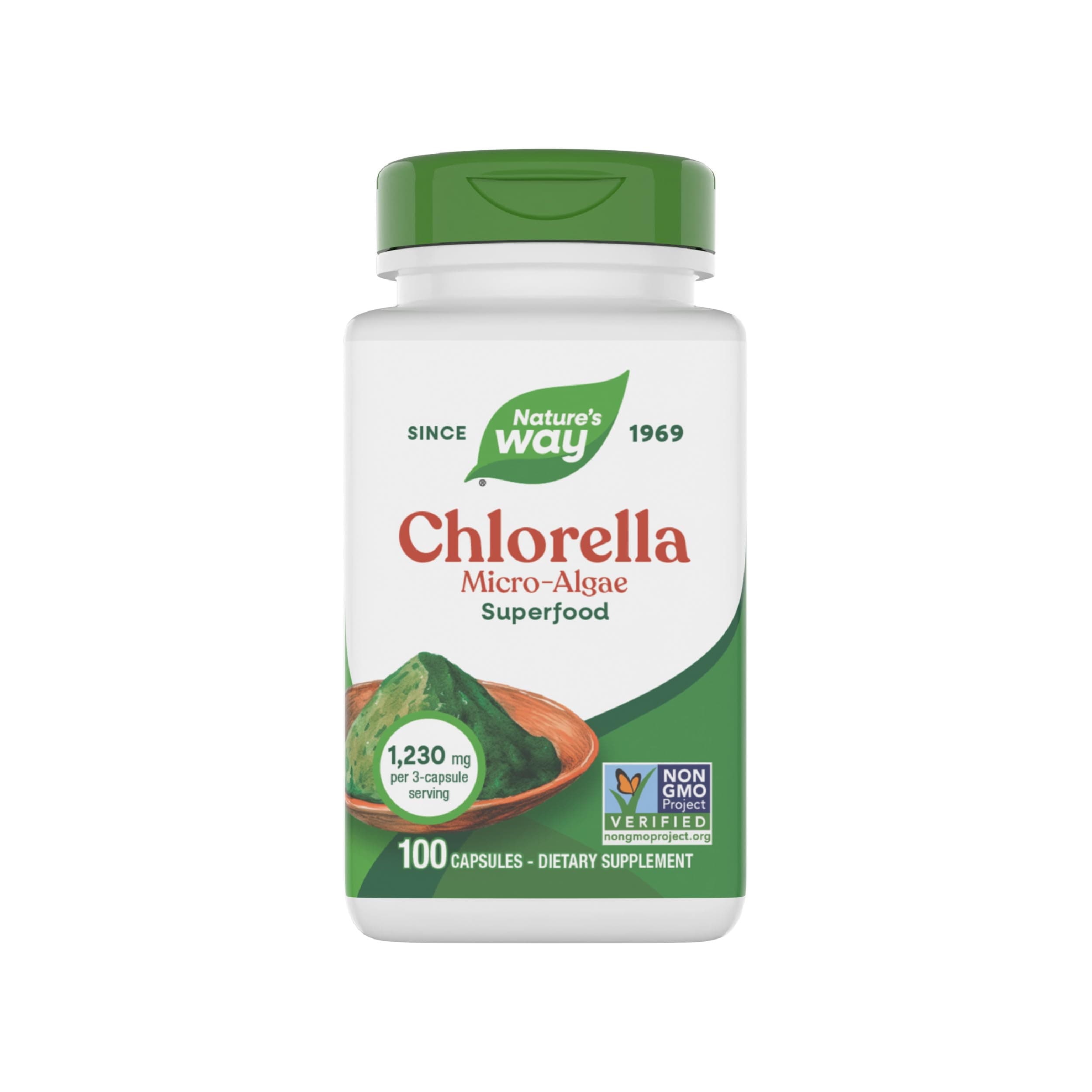 Nature's Way Chlorella, 100 Caps