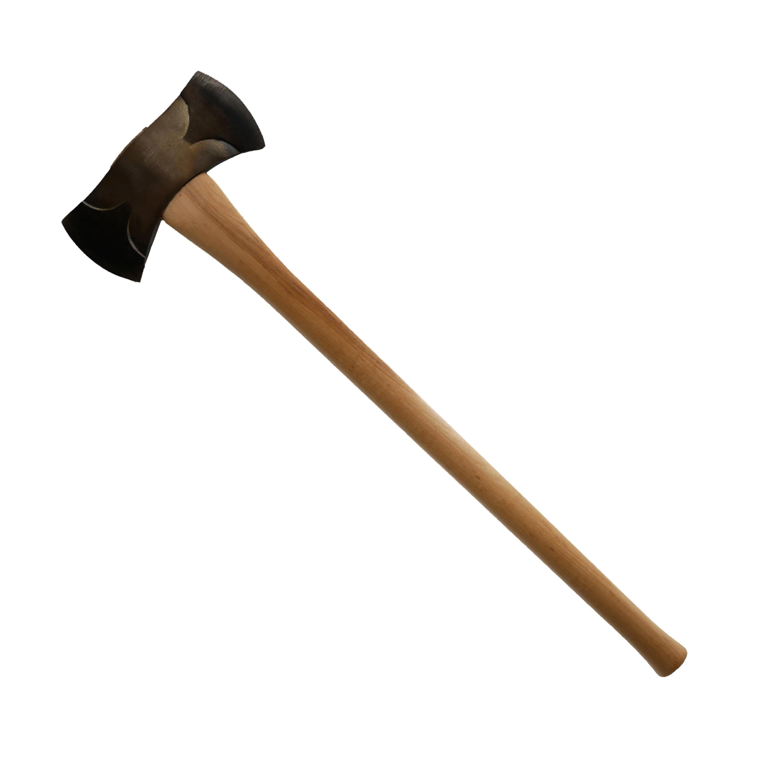 Classic Michigan Pattern Double Bit Axe - 3.5 lbs Splitting Axe with 36" Straight Wooden Handle & Phantom Bevels - SU35-2MC