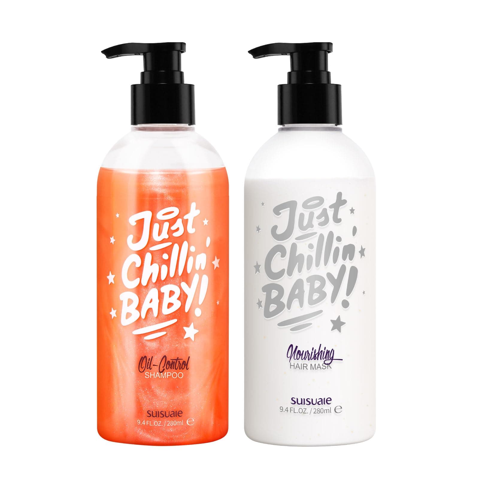 Shampoo and Conditioner for Oily Hair, Clarifying Shampoo and Conditioner Set for Greasy Hair, Build Up, Oily Scalp Shampoo and Conditioner Sets, 18.8 Fl Oz