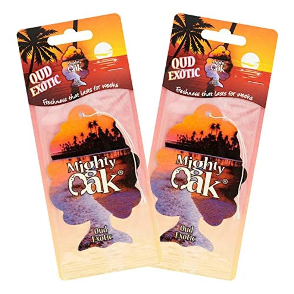 Mighty Oak Exotic Oud, 2 x Car Air Freshener