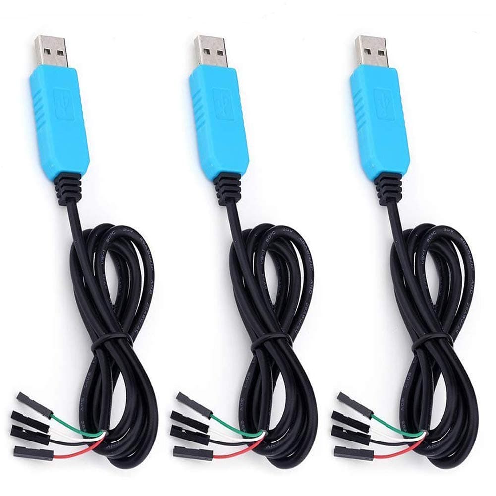 PL2303TA USB to TTL Serial Cable Debug Console Cable for Raspberry Pi 3 Pack