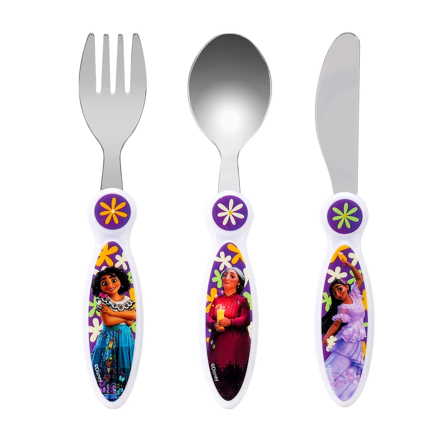 Disney Encanto Children's Kids 3pcs Cutlery Set - Knife/Fork/Spoon