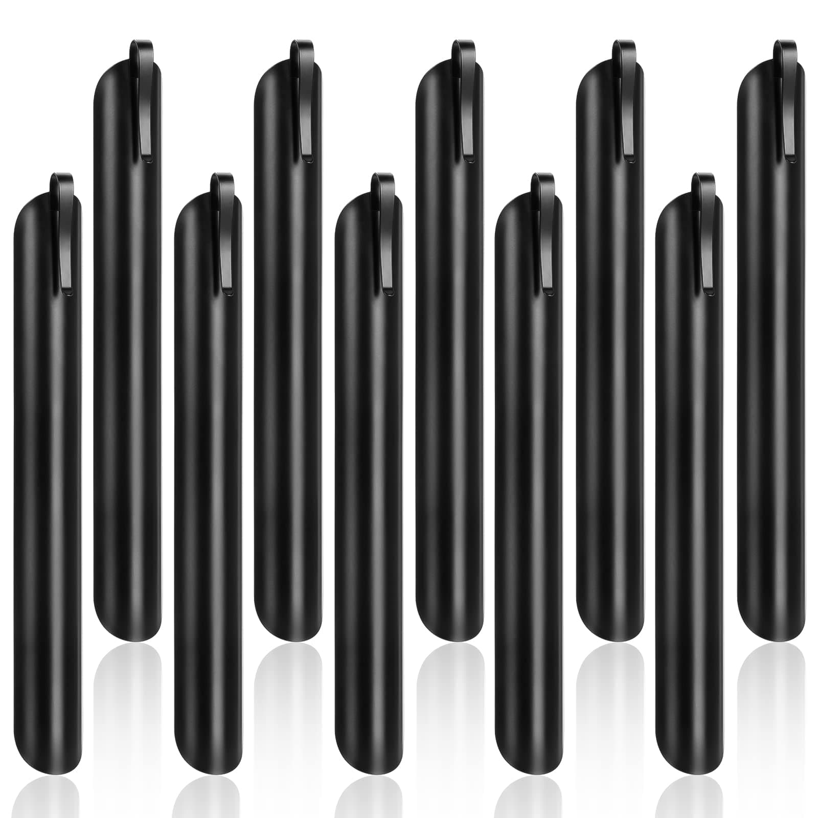 Crumb Sweeper, Crumbers, Table Cleaner Tool, Stainless Steel Crumbers for Servers, Bread Crumber, Restaurant Table Scraper for Crumbs on Table for Servers, Waiters and Waitresses (10 PACK, Black)