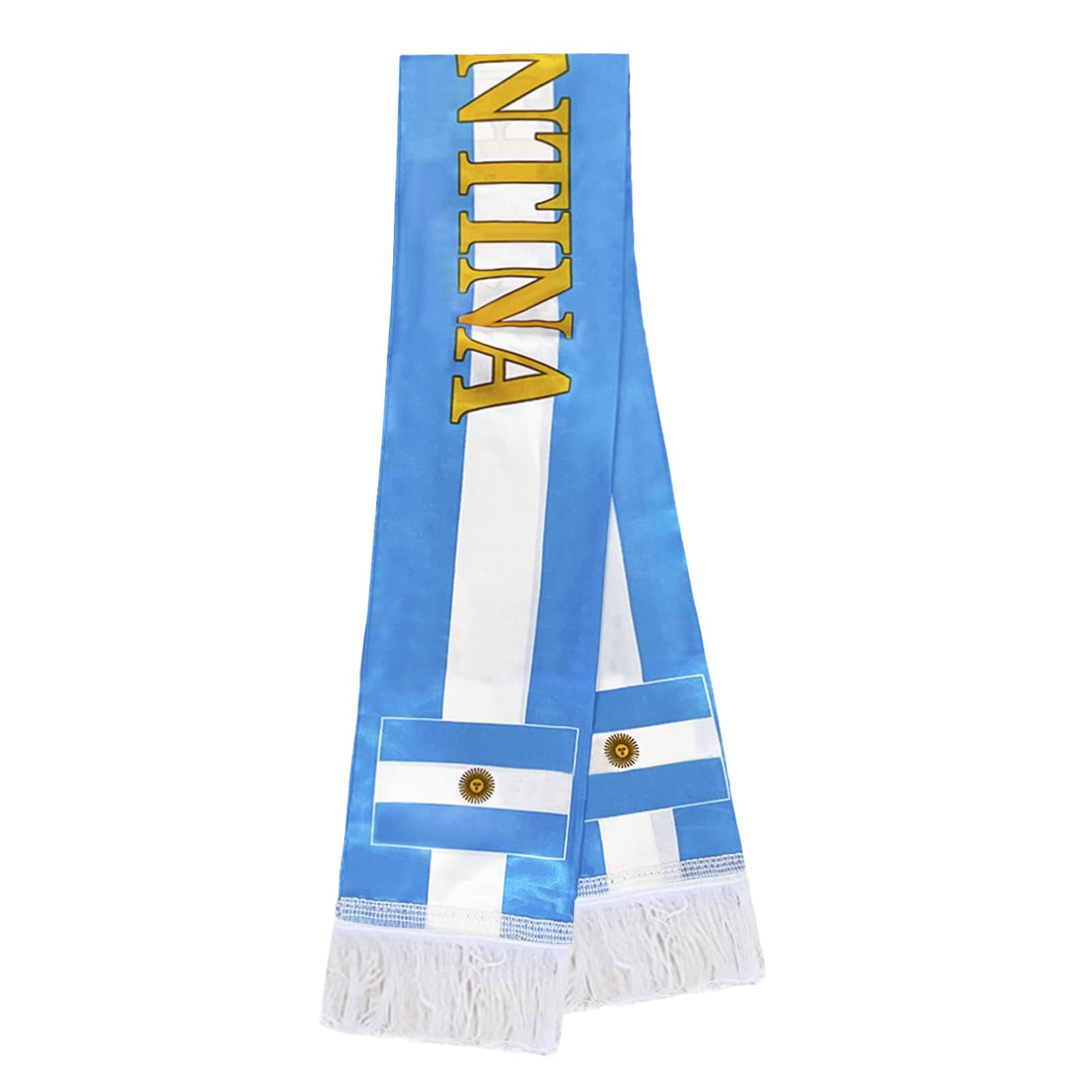 Clobeau National Soccer Scarf Brazil Argentina England France Germany Football Fans Scarves