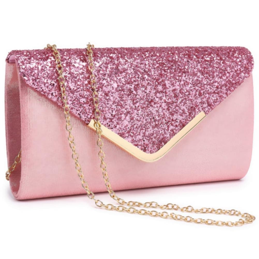 DaseinWomen Flower Clutches Evening Bags Handbags Crossbody Bags Wedding Party Prom Clutch Purse