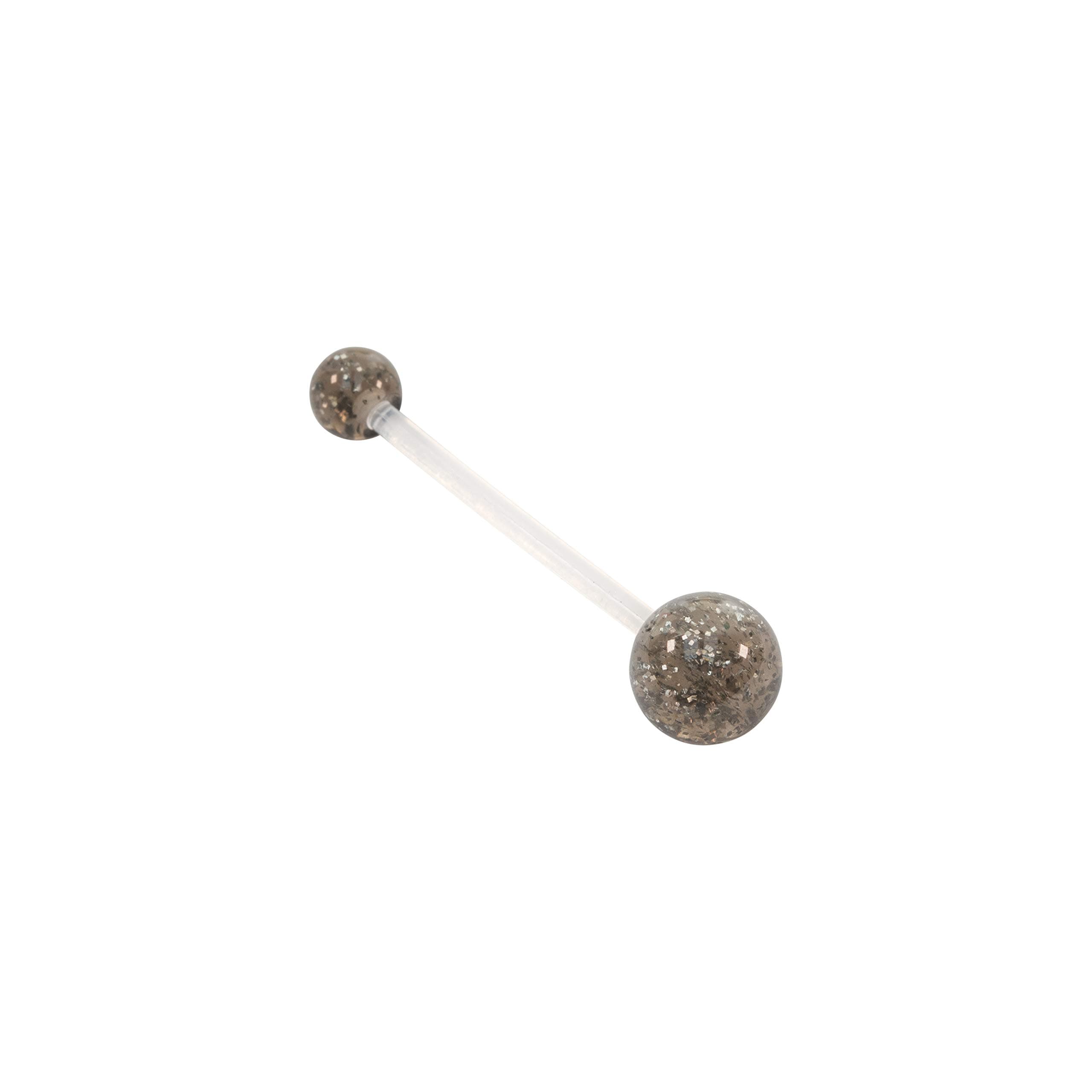 Loving My BumpLoving My Bump Glitter Pregnancy Maternity Belly Navel Bar Bioflex/Plastic Flexible PFTE Body Piercing Jewellery Bars/Rings