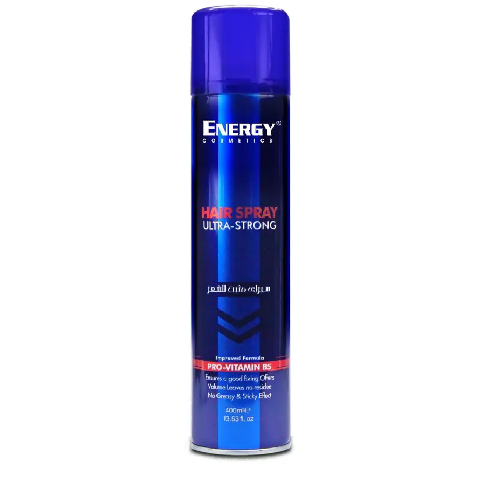 Hair Spray Ultra Strong Hold, PRO Vitamin B5, Good Fixing, Volume, No Greasy & Sticky Effect, 400 ml
