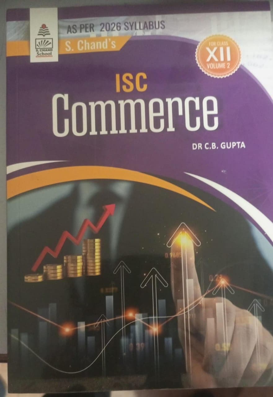 S Chand Isc Commerce Class XII Volume 2