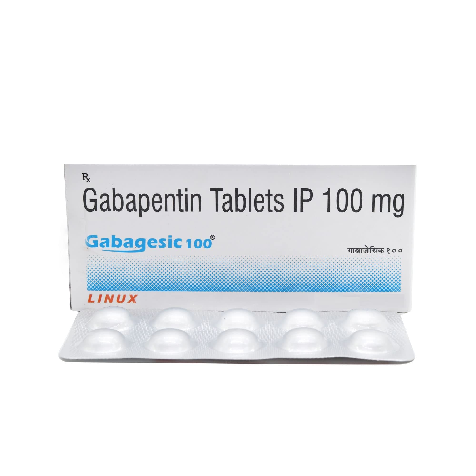 GABAGESIC 100MG - Strip of 10 Tablets