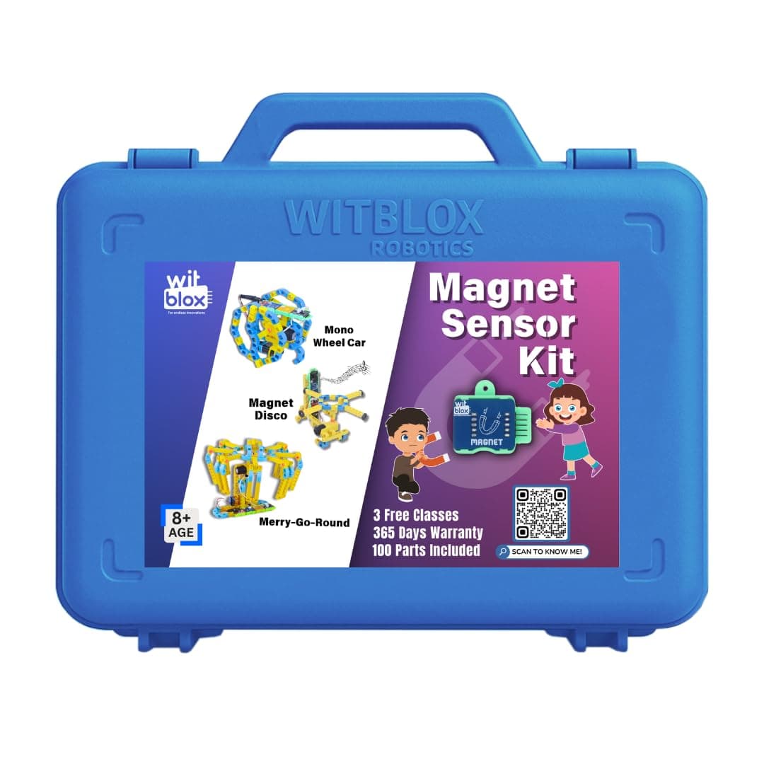 Magnet Sensor Kit- 6 in 1 Projects| Smart Electronics Sensors for DIY Robotics Kit, STEM Learning & IOT Projects| Robot Toys for Kids Boys Girls| Birthday Gift Ages 8 9 10 11 12