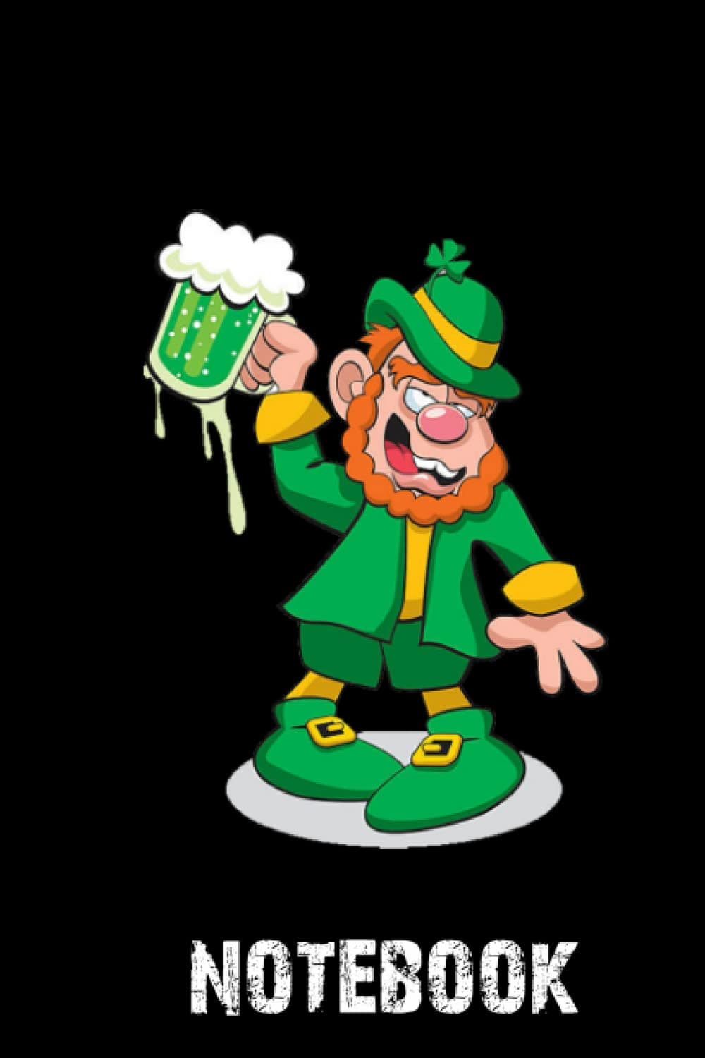 Dabbing French Bulldog St Patricks Day Boys Leprechaun Irish Notebook 6 x 9 Inches - 120 Page