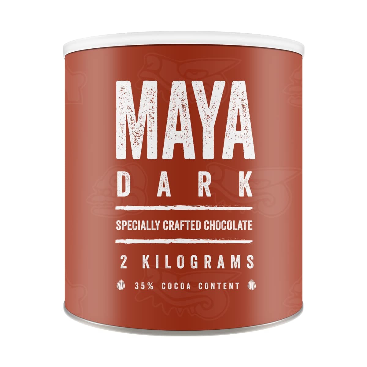 Maya Drinks Dark Hot Chocolate Cocoa Powder - Home, Cafe, Business Shop (Vegan, Gluten Free, No GMO's) (2KG Resealable Tub)