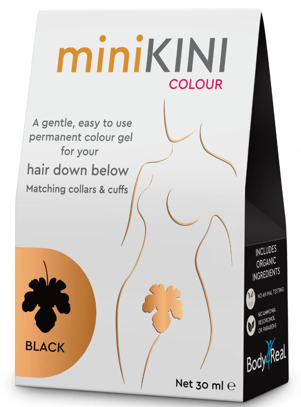 Colour - Organic Colour for Pubic Hair - Black