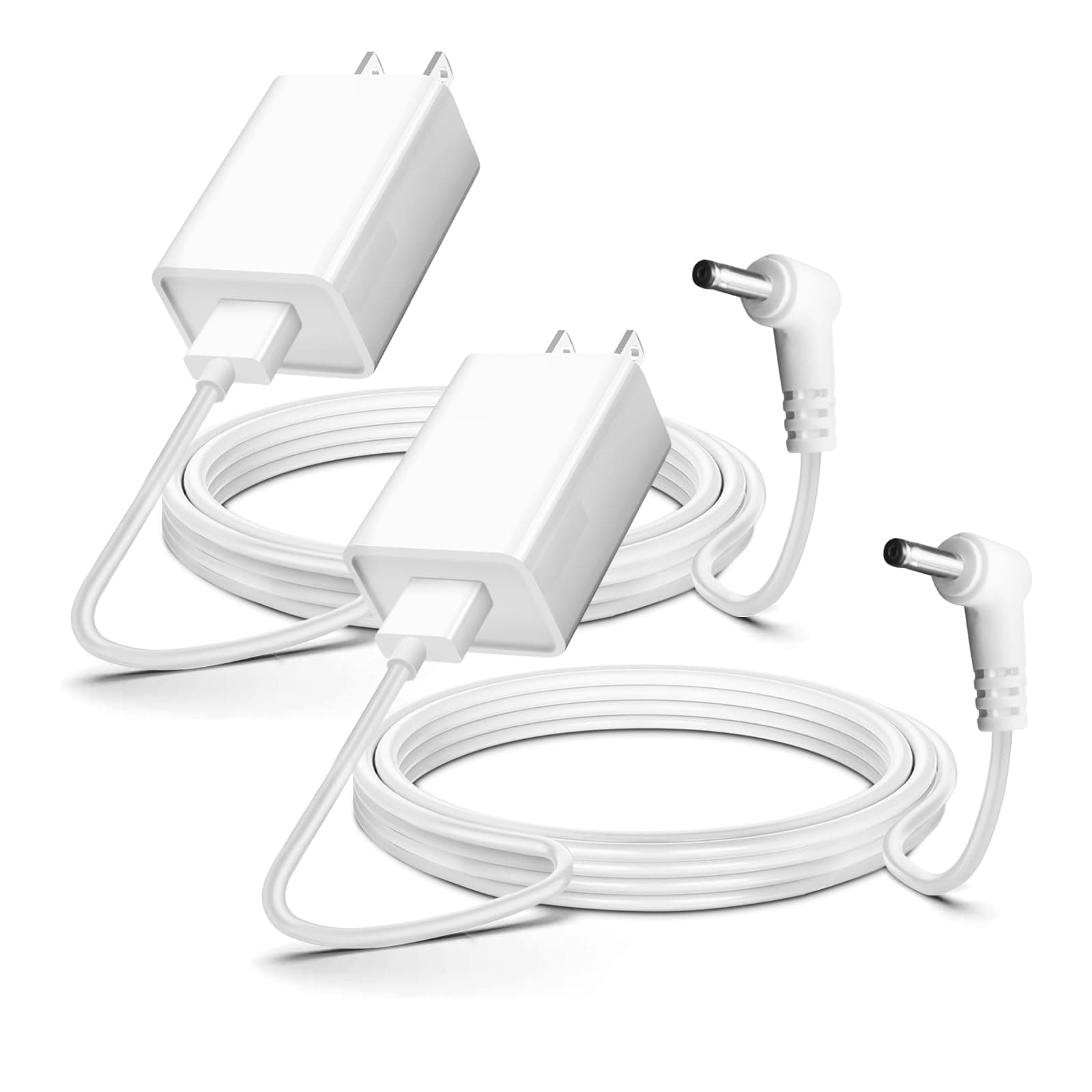 YCWZZH 13.2ft 2-Pack Indoor/Outdoor Camera Power Adapter Plug Charger for Ring Stick Up Cam/Plug-in 3rd Gen/2nd Gen & Ring Pan Tilt Stick Up Camera Power Cord Charging Cord Cable