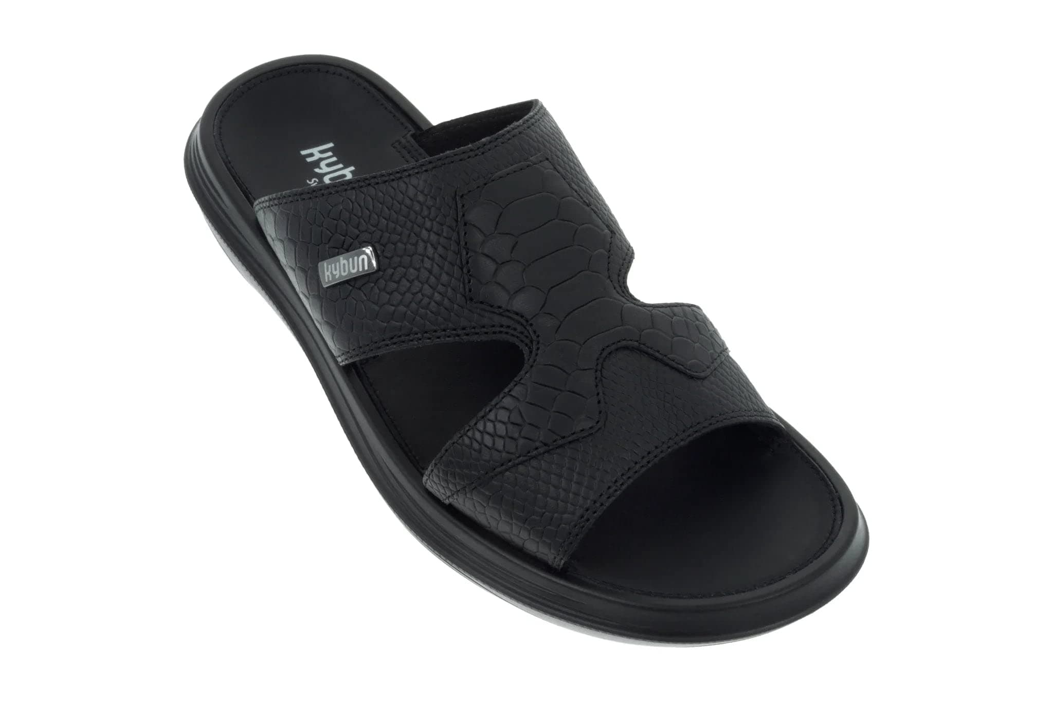 Kybootkybun Shahin Arabic Style Slipper for Men Full-Grain Leather Swiss Air-cushion