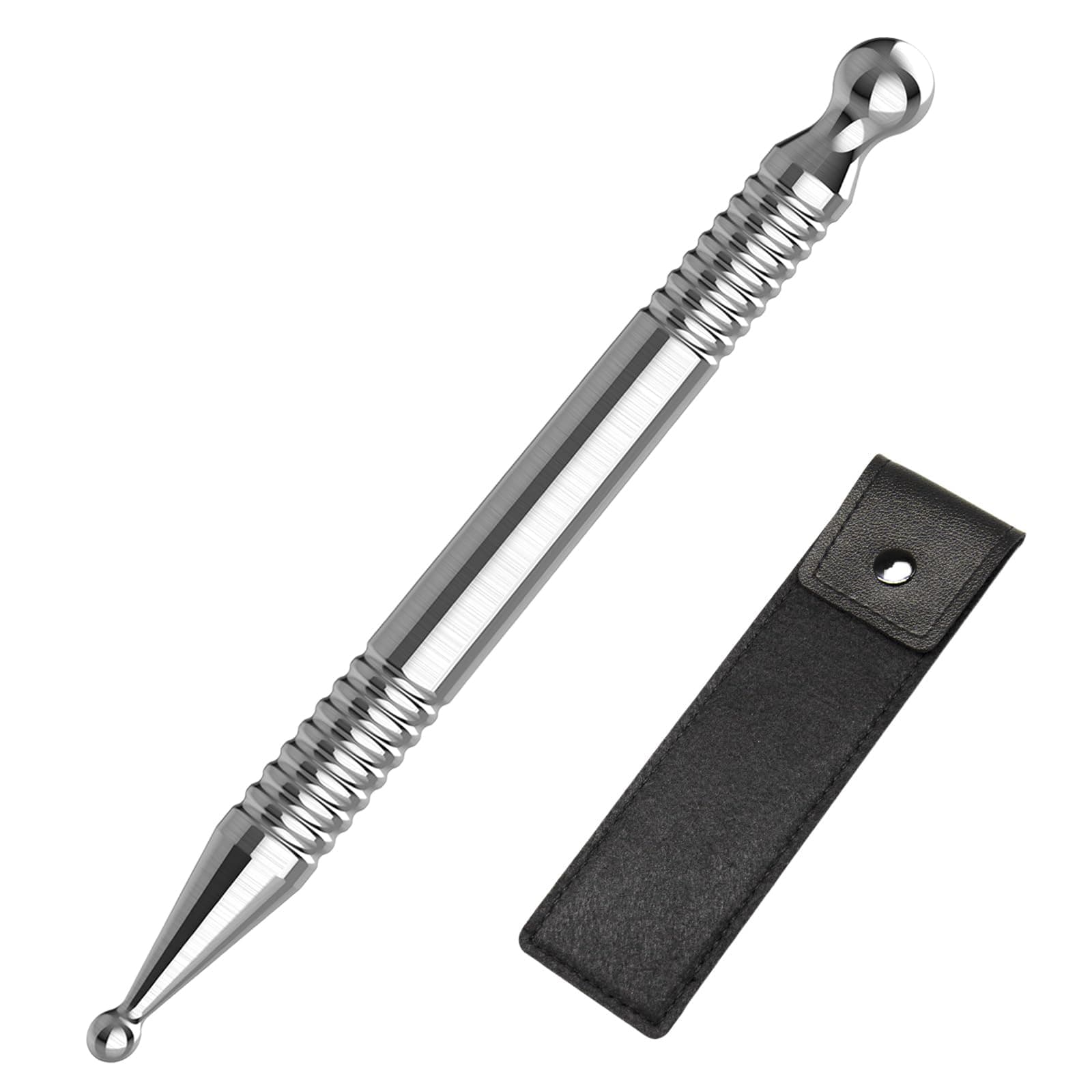 TMJ Relief Acupressure Tool – Stainless Steel Acupuncture Pen for Jaw Clenching, Facial Reflexology & Full Body Trigger Point Massage