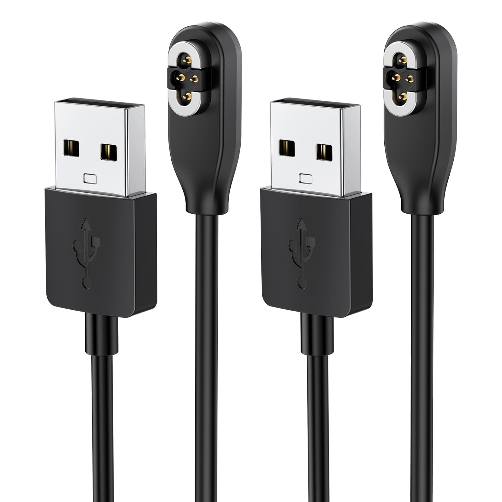 FYOUNG Charging Cable for SHOKZ OpenSwim Pro S710, 3.3ft/1m USB-A Magnetic Charger Cord for OpenSwim Pro Bone Conduction Headphones Charging Replacement - 2Pack