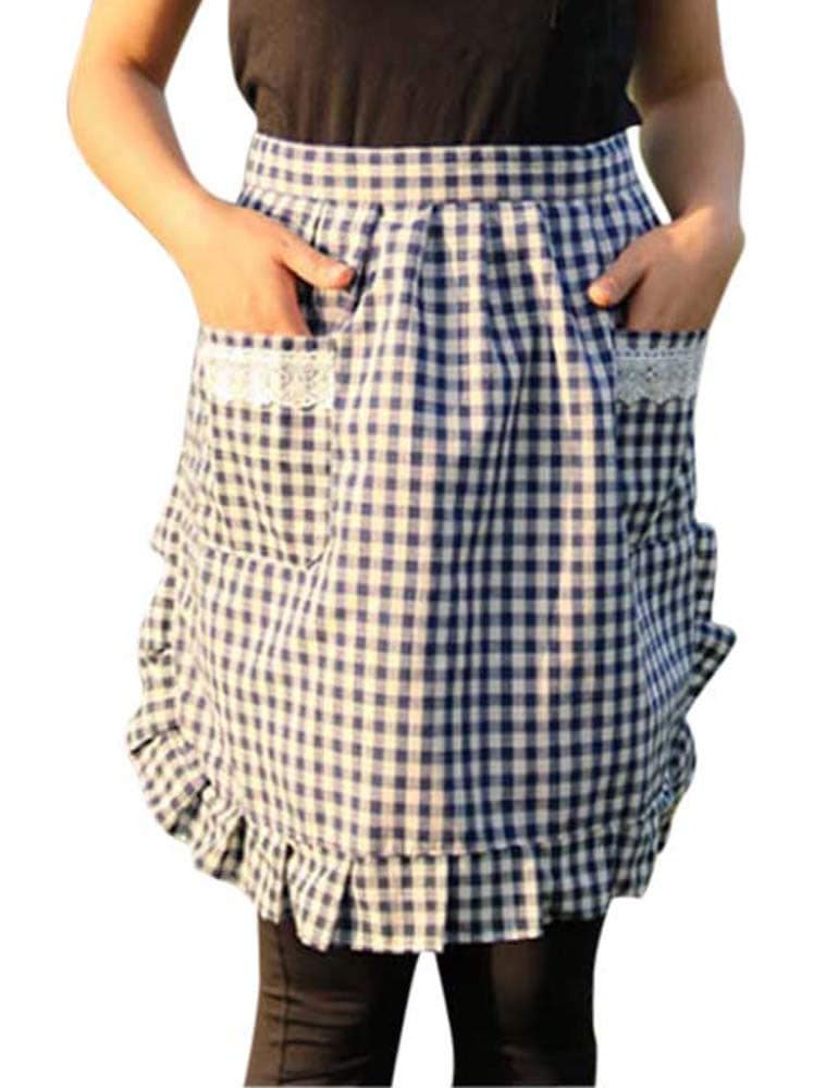 CRB Fashion Waist Pocket Half Bistro Kitchen Cooking Apron Fits Size XS to Large