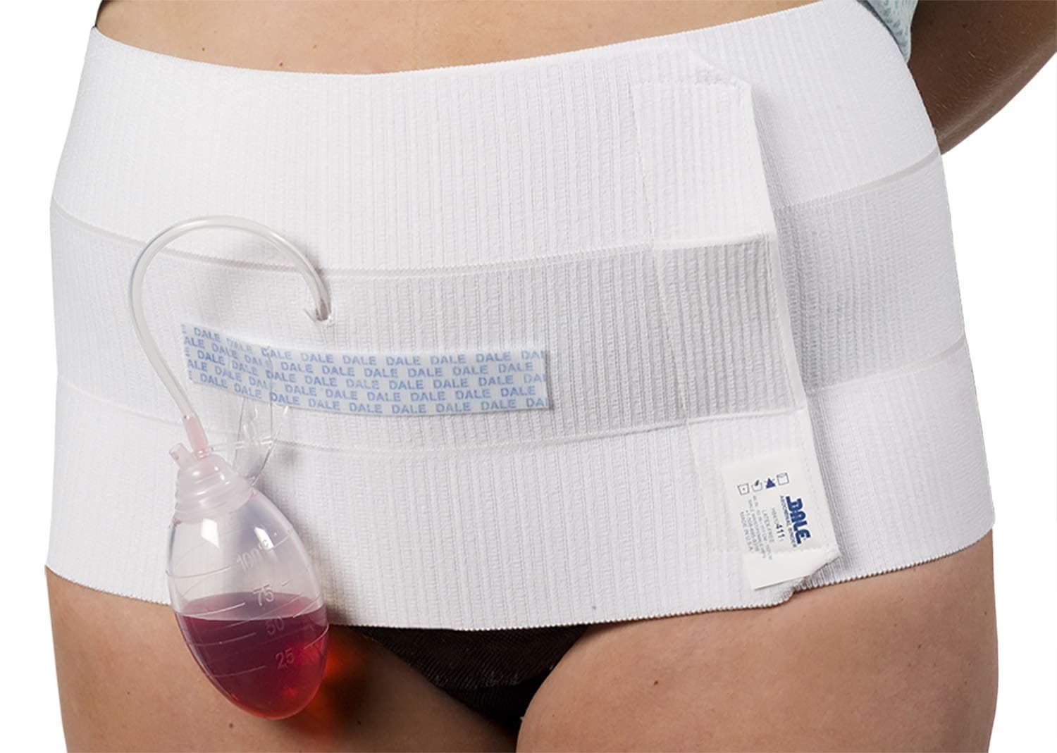 DaleMedical 820 Abdominal Binder, 4 Panel, 12" Wide, Stretches to Fit 72"-94"