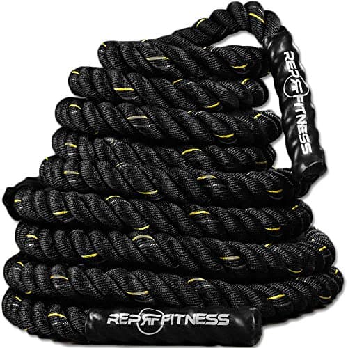 Rep V2 Black Battle Rope, 2 inch - 50 ft