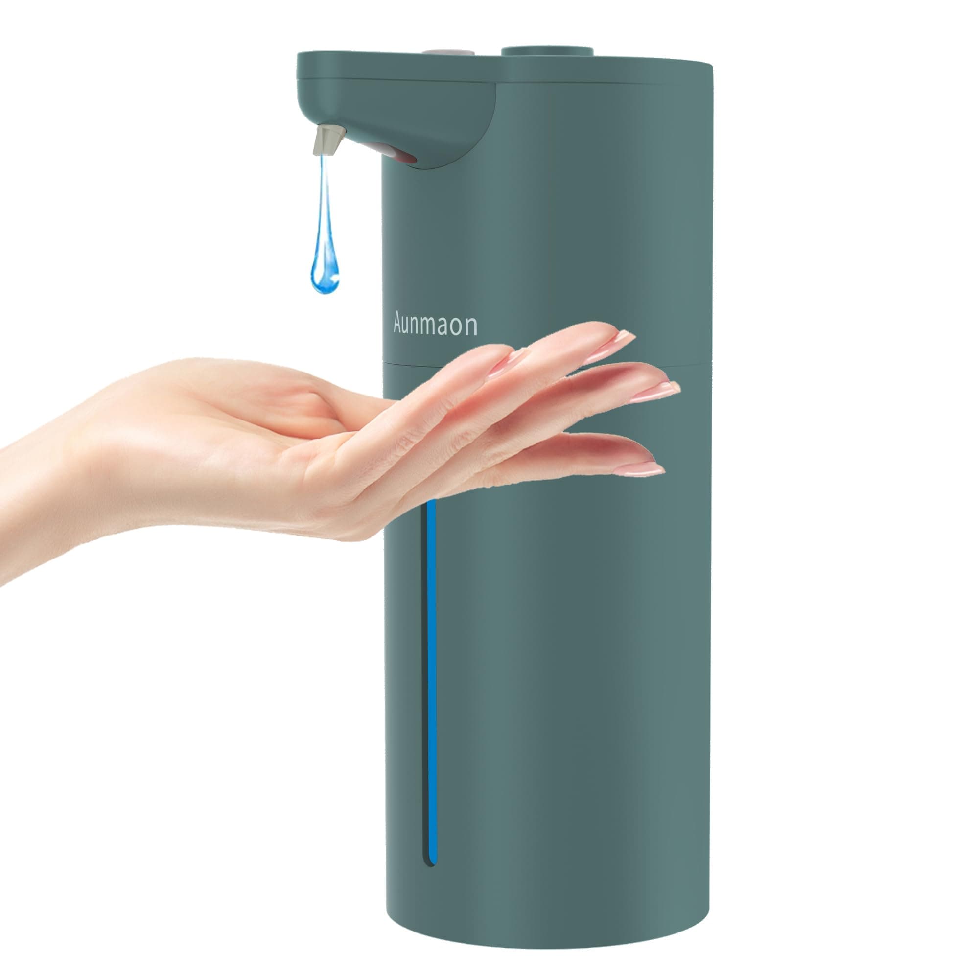 Automatic Touchless Soap Dispenser with Simple Physical Adjustment - Hands-Free Kitchen Bathroom Dispenser with Low Battery Consumption