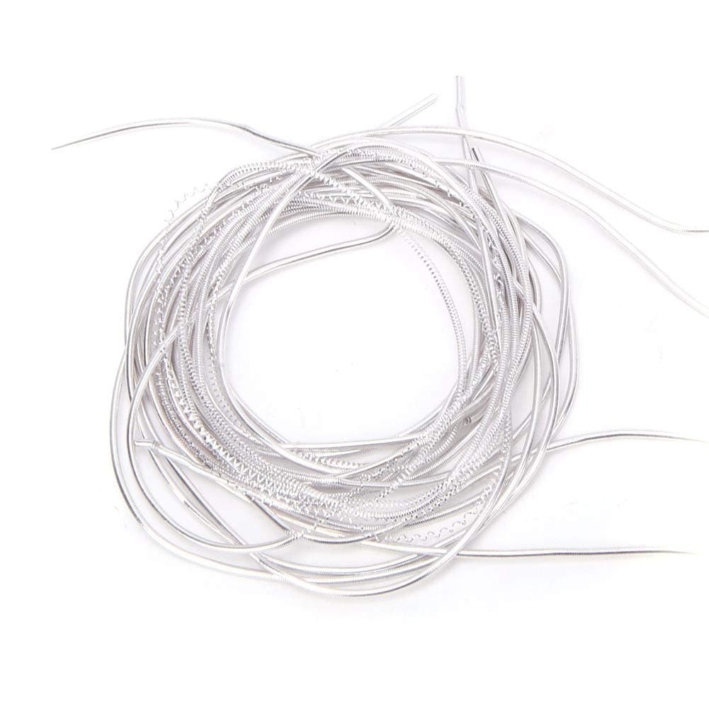 5G French Metal Wire, 1.5mm Metallic Embroidery Flexible Copper Craft Wire Craft Projects Wire Modelling for Beading Clothing Decoration Jewelry Making