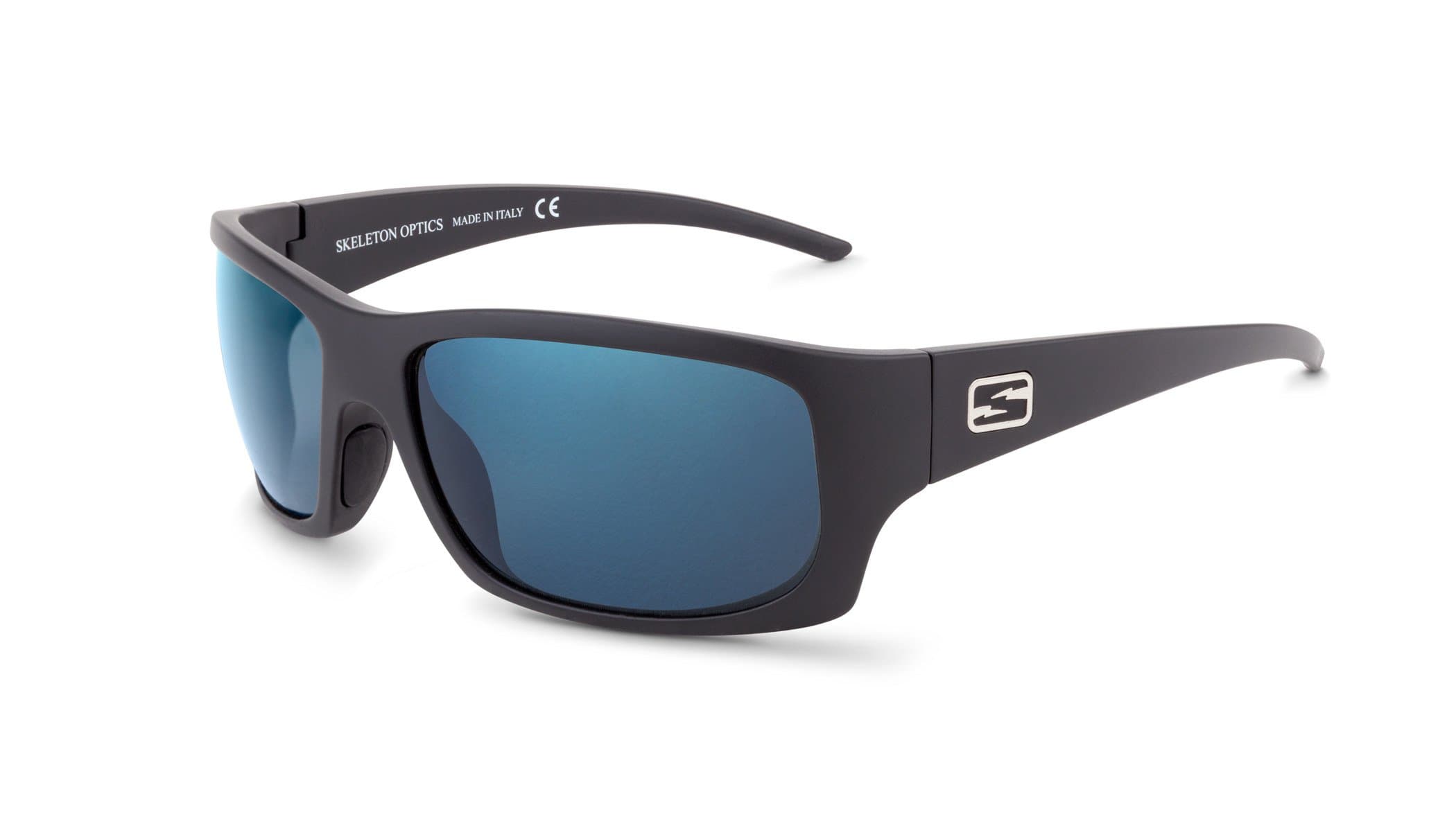 Skeleton Optics Outaw Standard Line Sunglasses, Blue Gun, One Size
