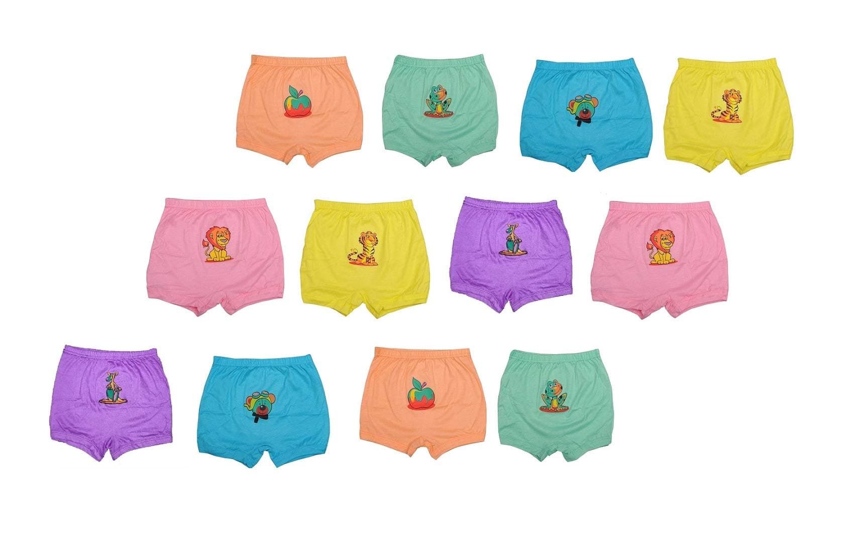 MRBBABY GIRLS MRB INNER WEAR PACK OF 12