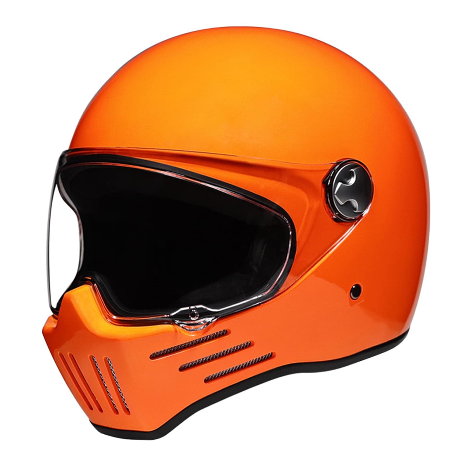 Woljay Vintage Full Face Motorcycle Helmet Helmets Jet Moto Cruiser Scooter Unisex Adult DOT Approved