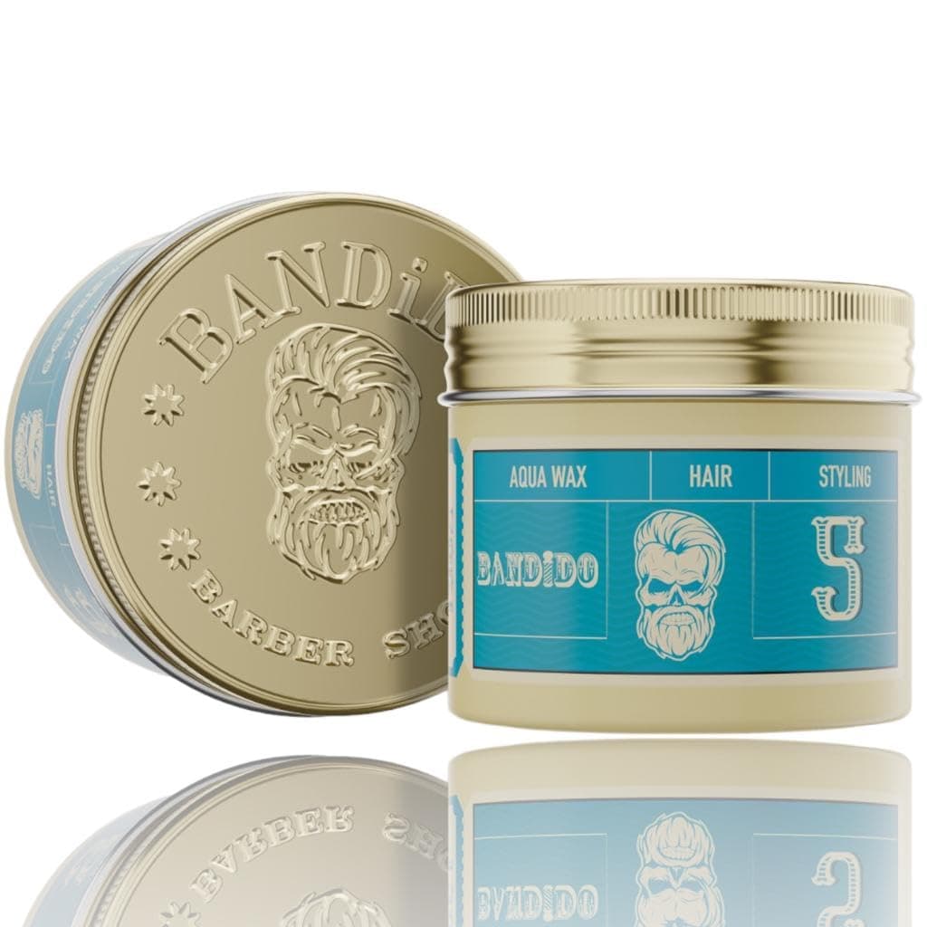 Bandido Hair Styling Aqua Wax No.8 Yellow 125 ml | Shine Look | Extreme Strong Hold | Hair Wax Men