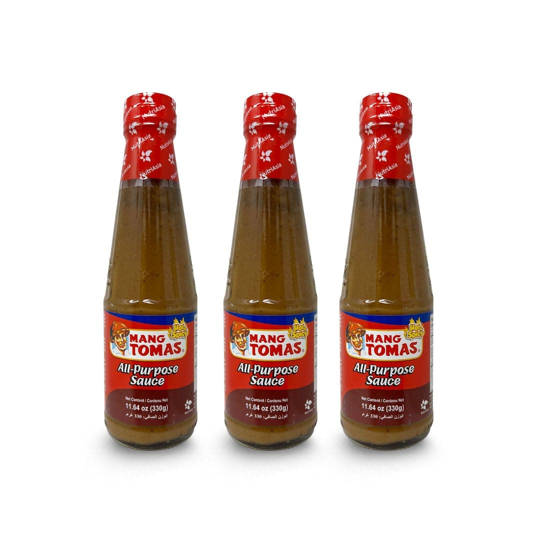 All Purpose Sauce Pack of Three Hot & Spicy 11.64 Oz Per Bottle