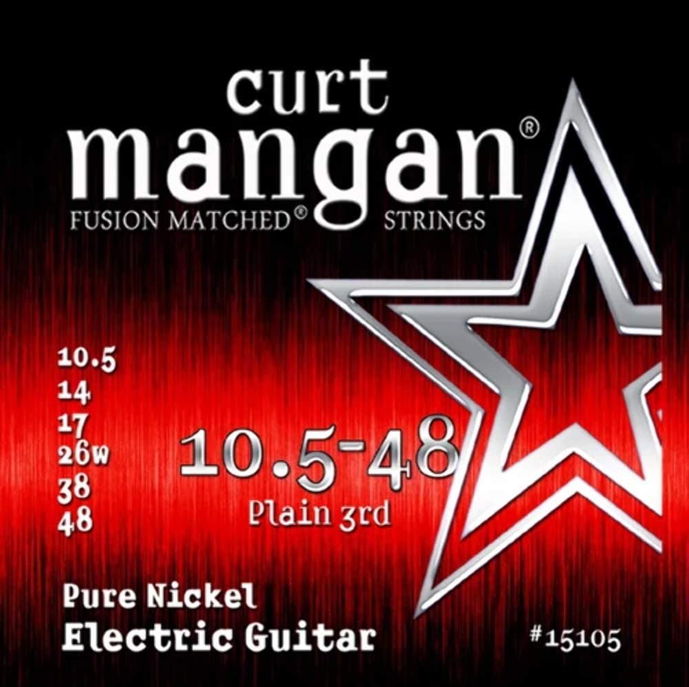 CURT MANGAN STRINGS10.5-48 Pure Nickel Set Electric Guitar